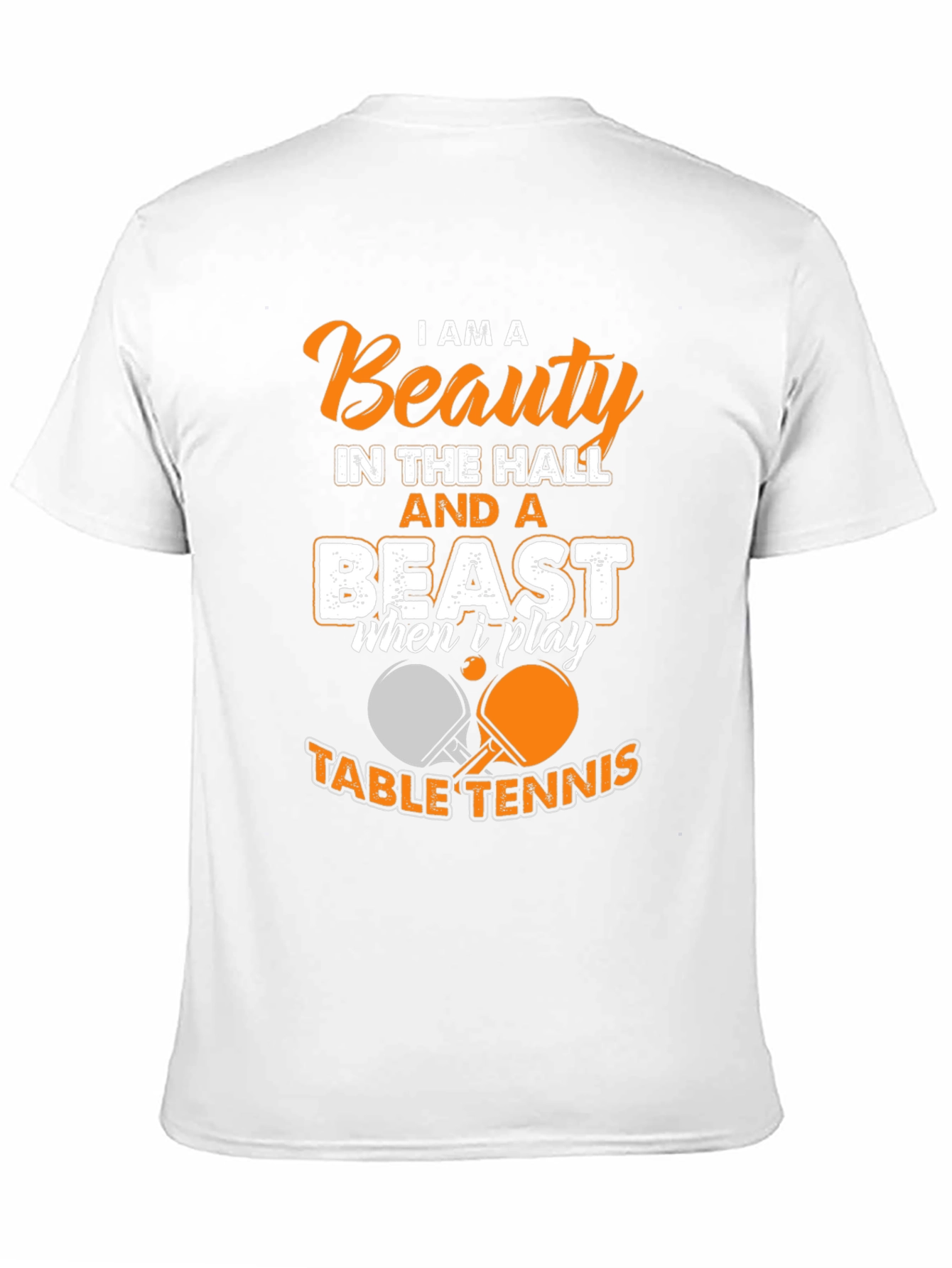 Beauty and a Beast Table Tennis T-Shirt
