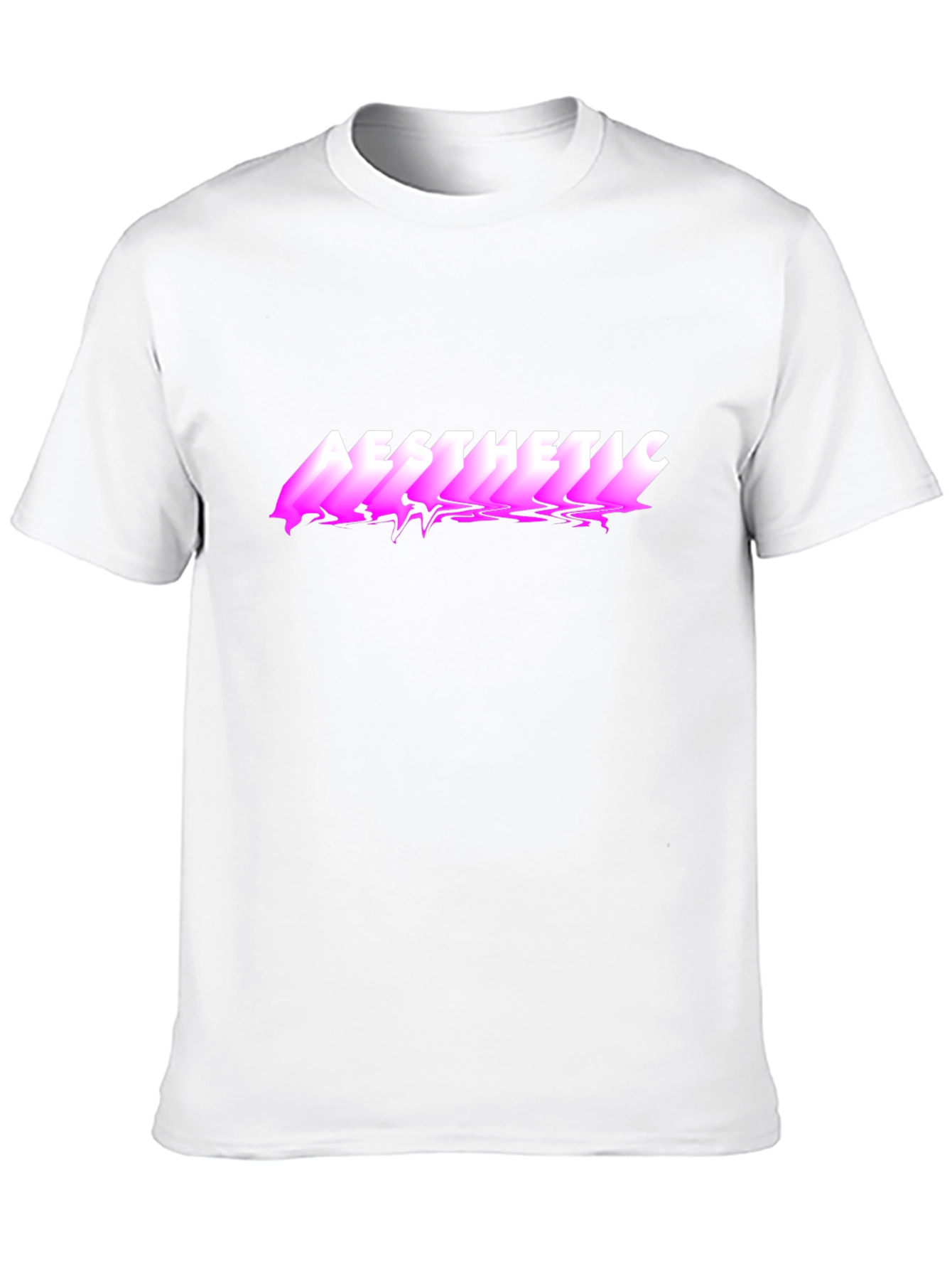 Aesthetic Graphic Print Black T-Shirt