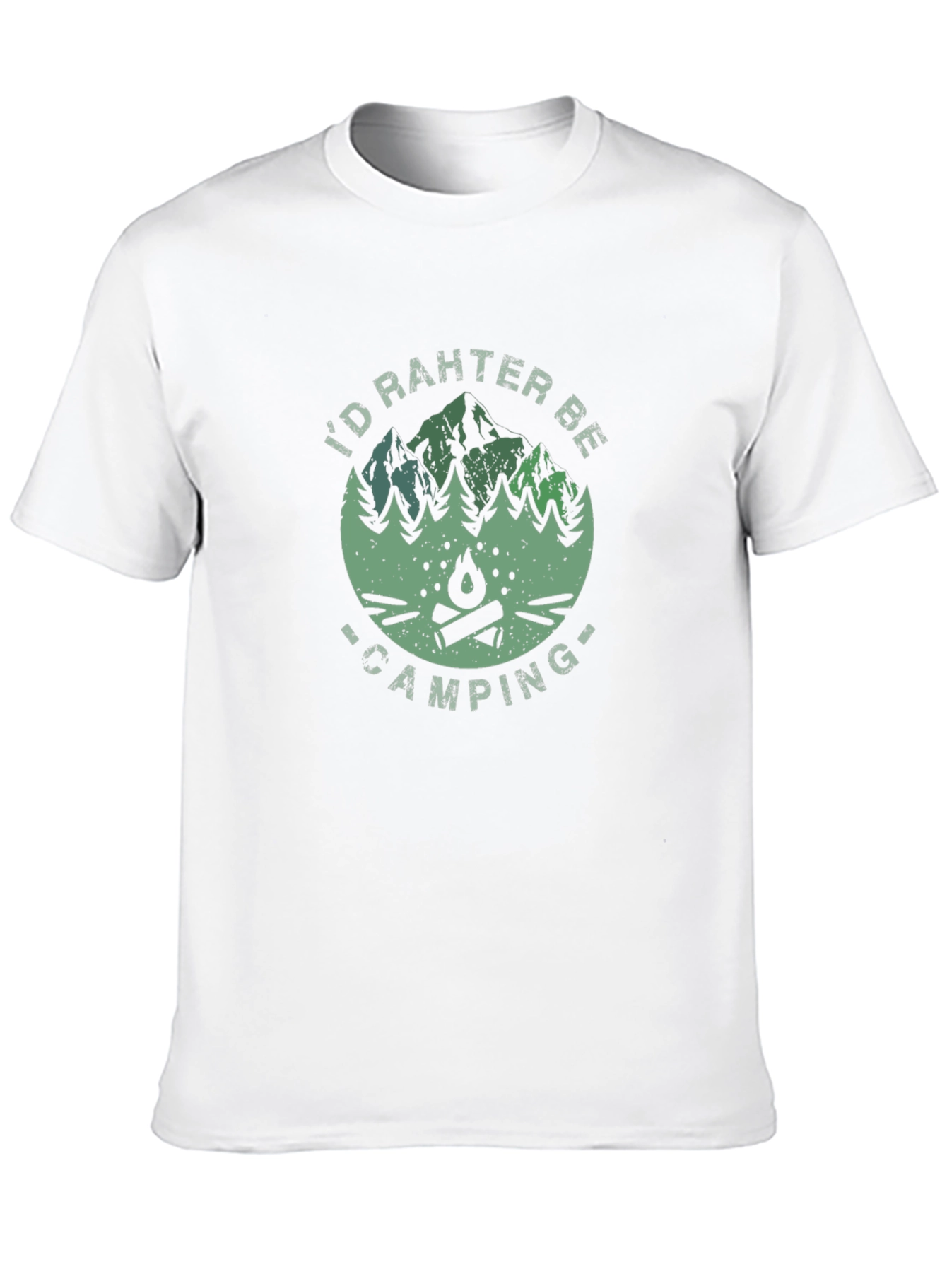 Camping Graphic Tee - Id Rather Be Camping