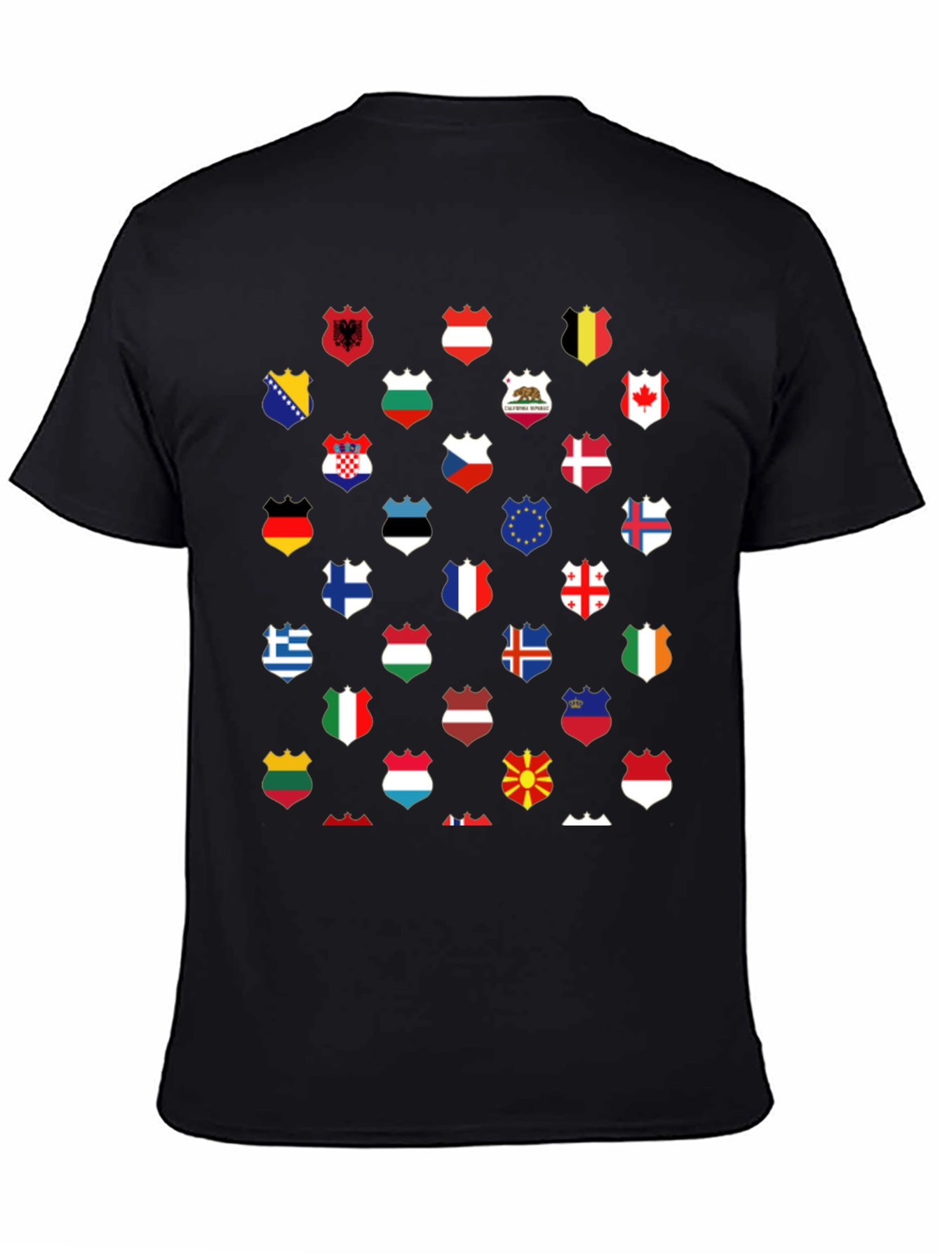 World Flags T-Shirt - Unique Graphic Tee
