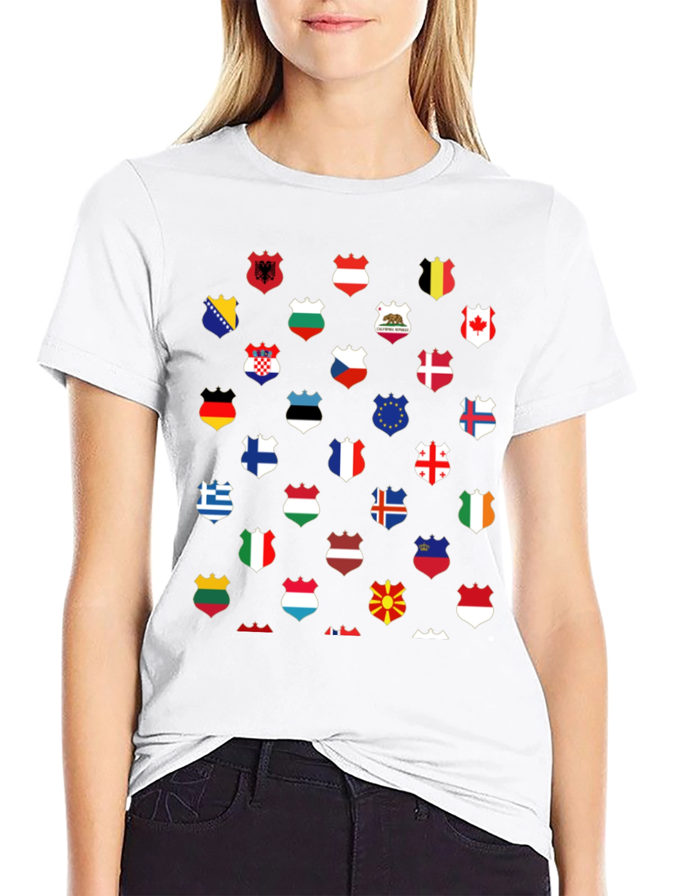 World Flags T-Shirt - Unique Graphic Tee