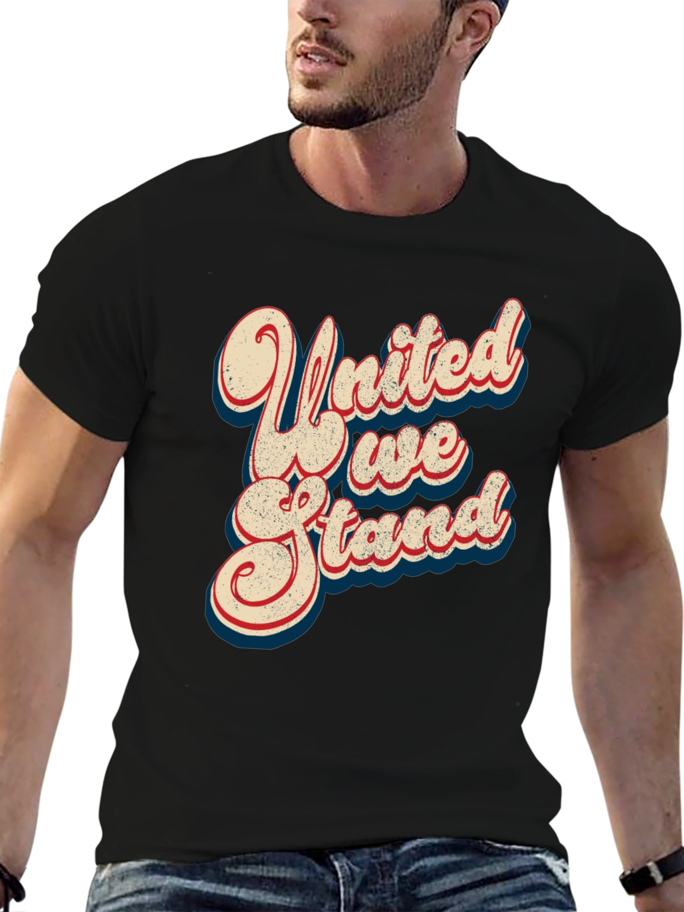 United We Stand Graphic Tee - Patriotic Shirt