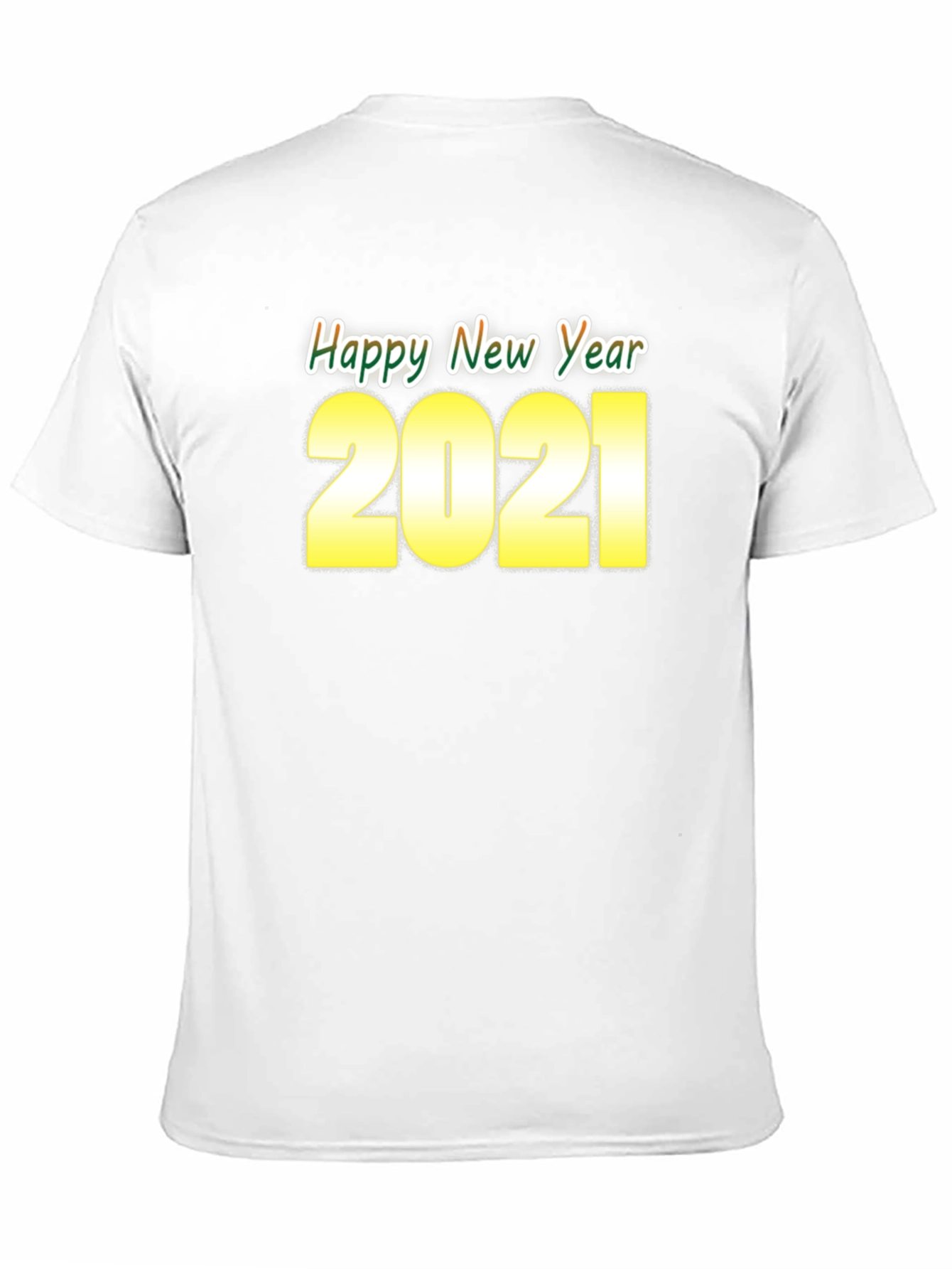 Happy New Year 2021 T-Shirt | Black Holiday Tee