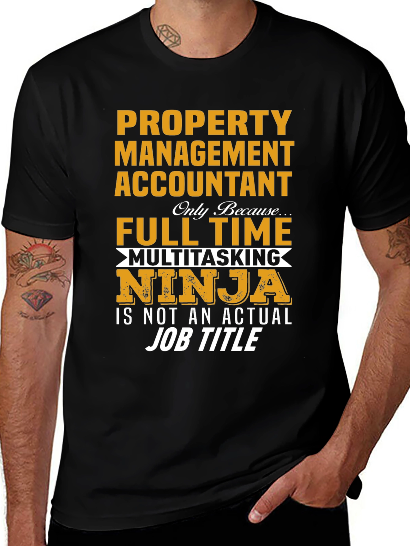 Property Management Accountant Ninja T-Shirt