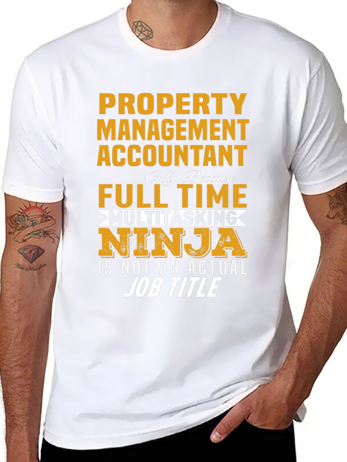 Property Management Accountant Ninja T-Shirt