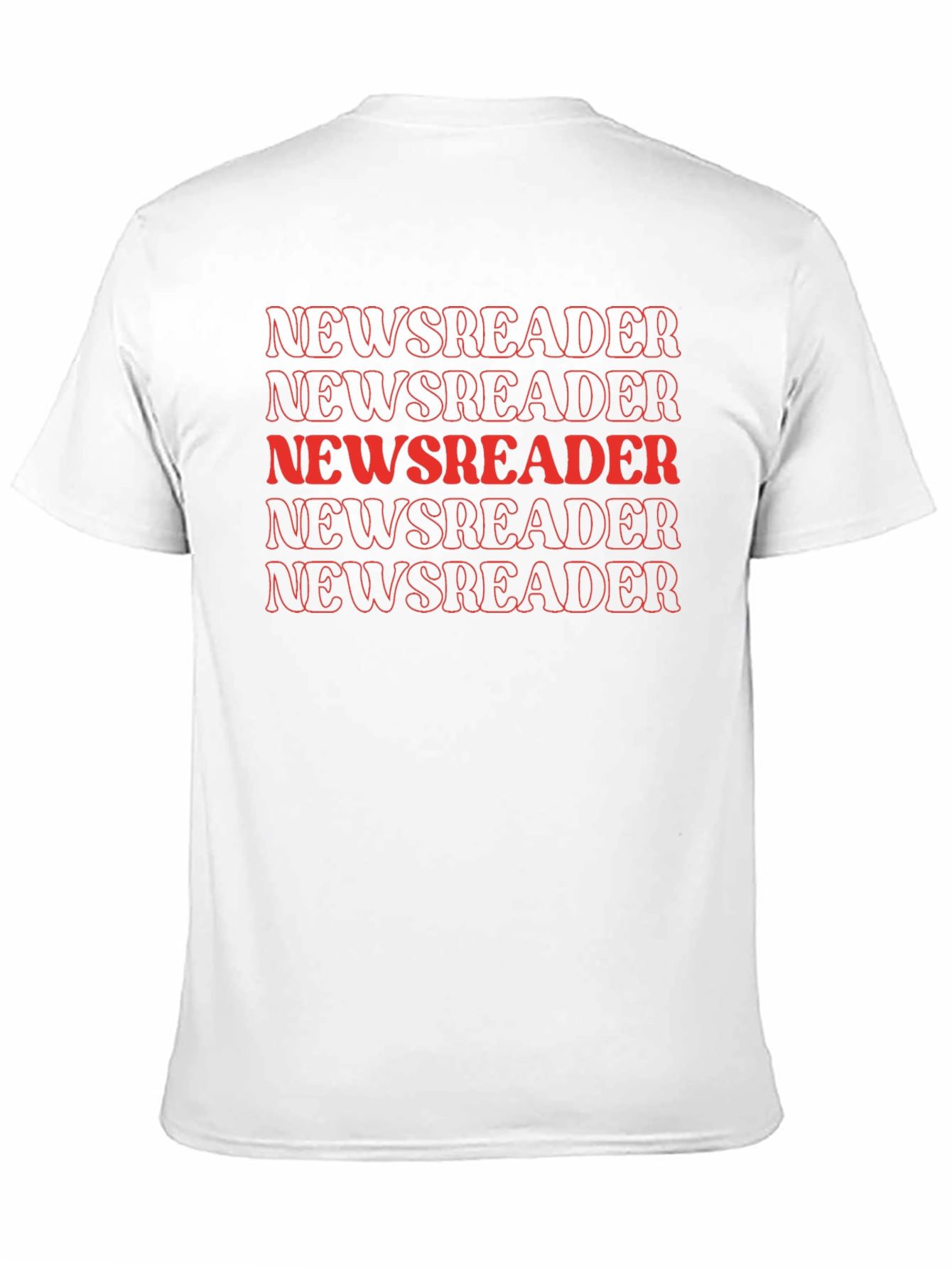Newsreader Black Graphic Tee - Retro Style