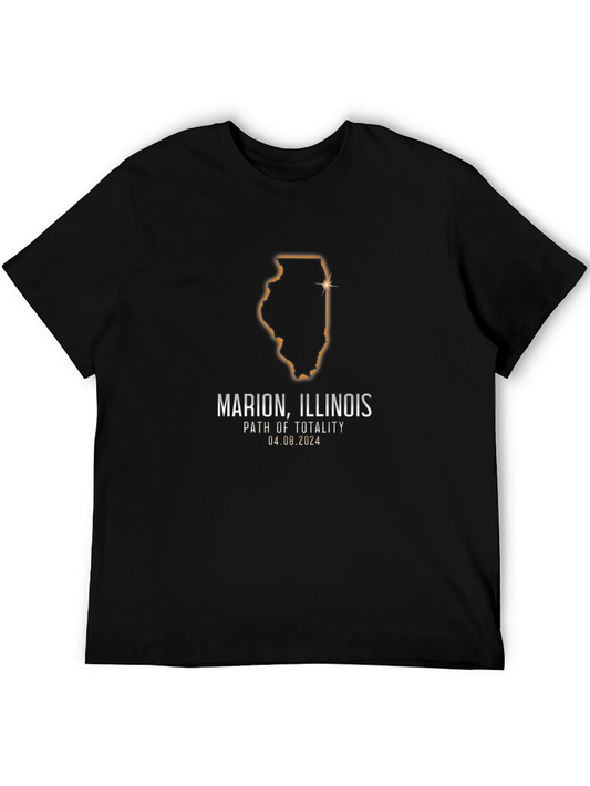 Marion Illinois Eclipse 2024 Souvenir T-Shirt
