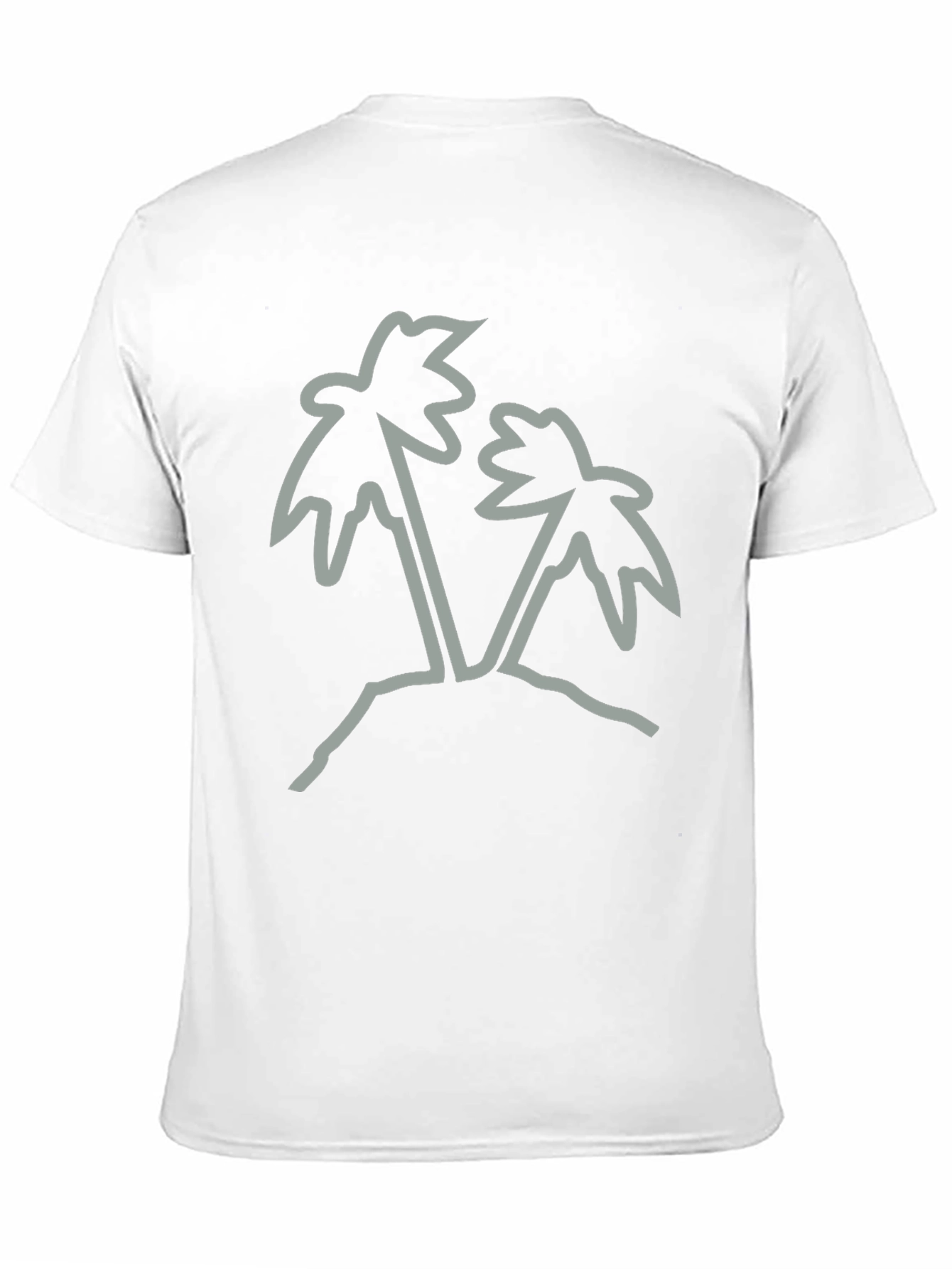 Palm Tree Graphic Tee - Black