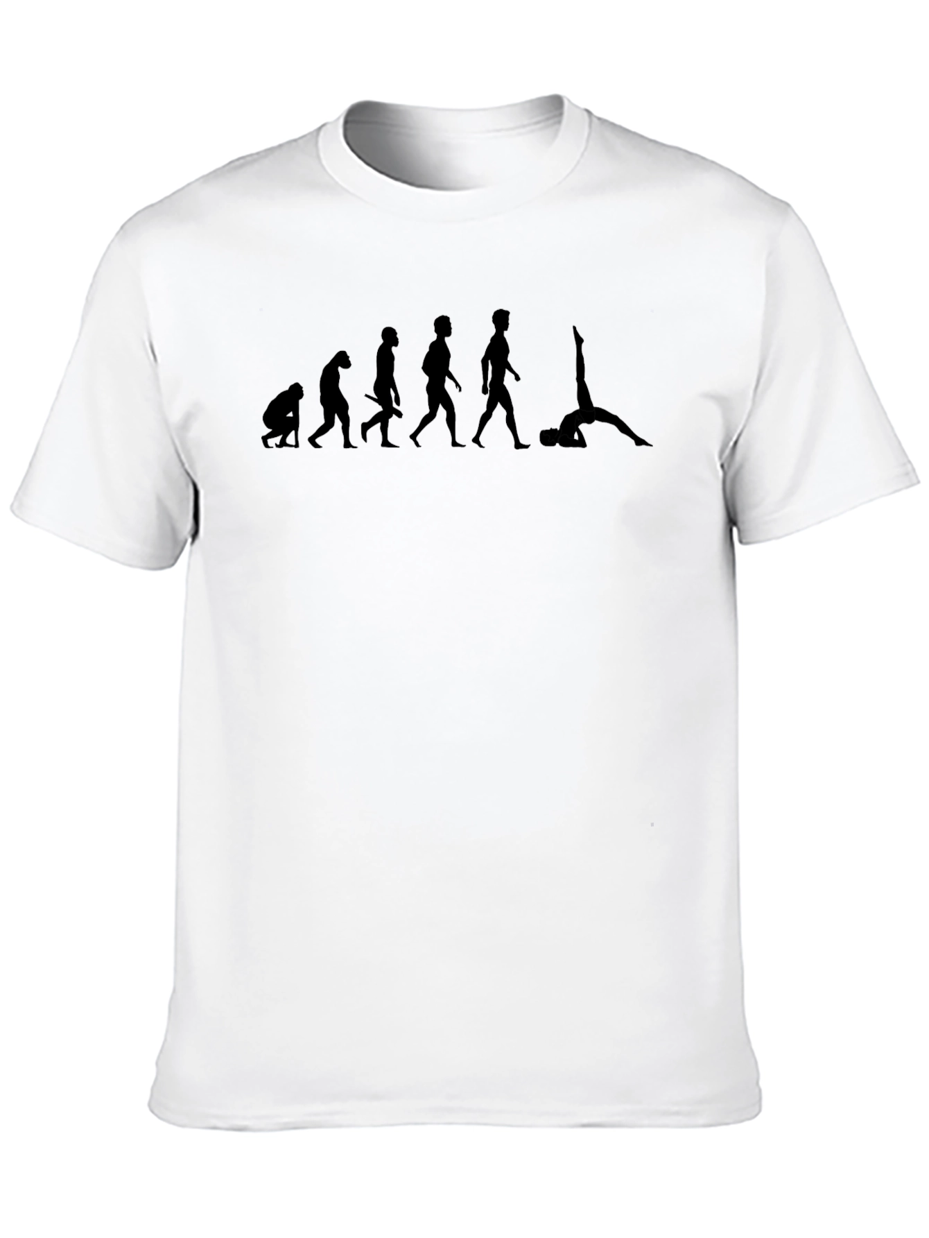 Evolution of Yoga Black T-Shirt