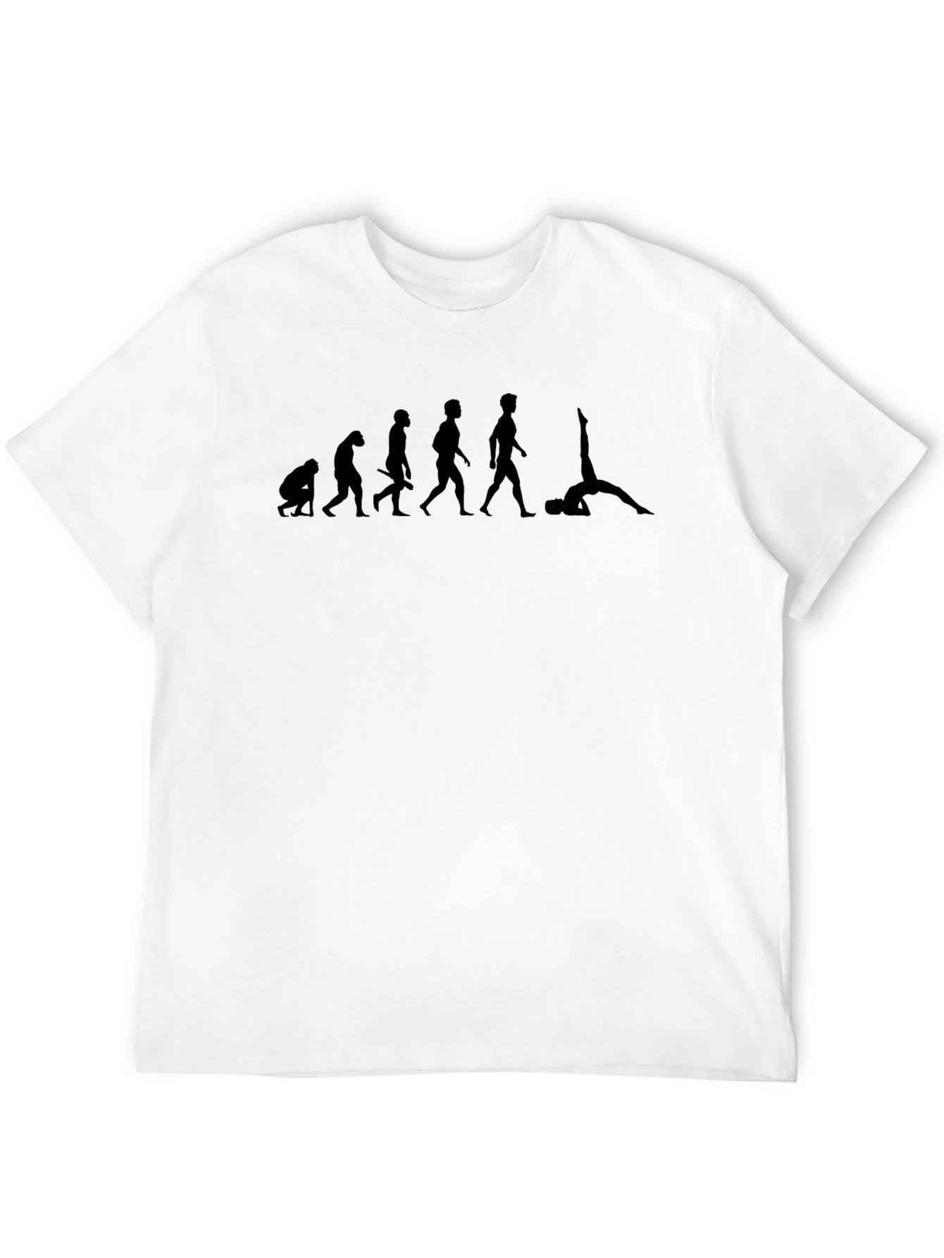 Evolution of Yoga Black T-Shirt