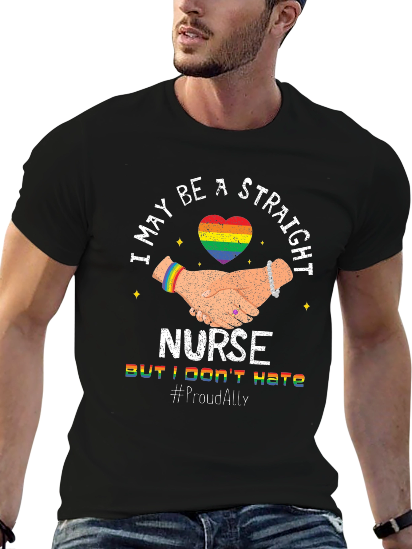 Straight Nurse Pride Ally T-Shirt