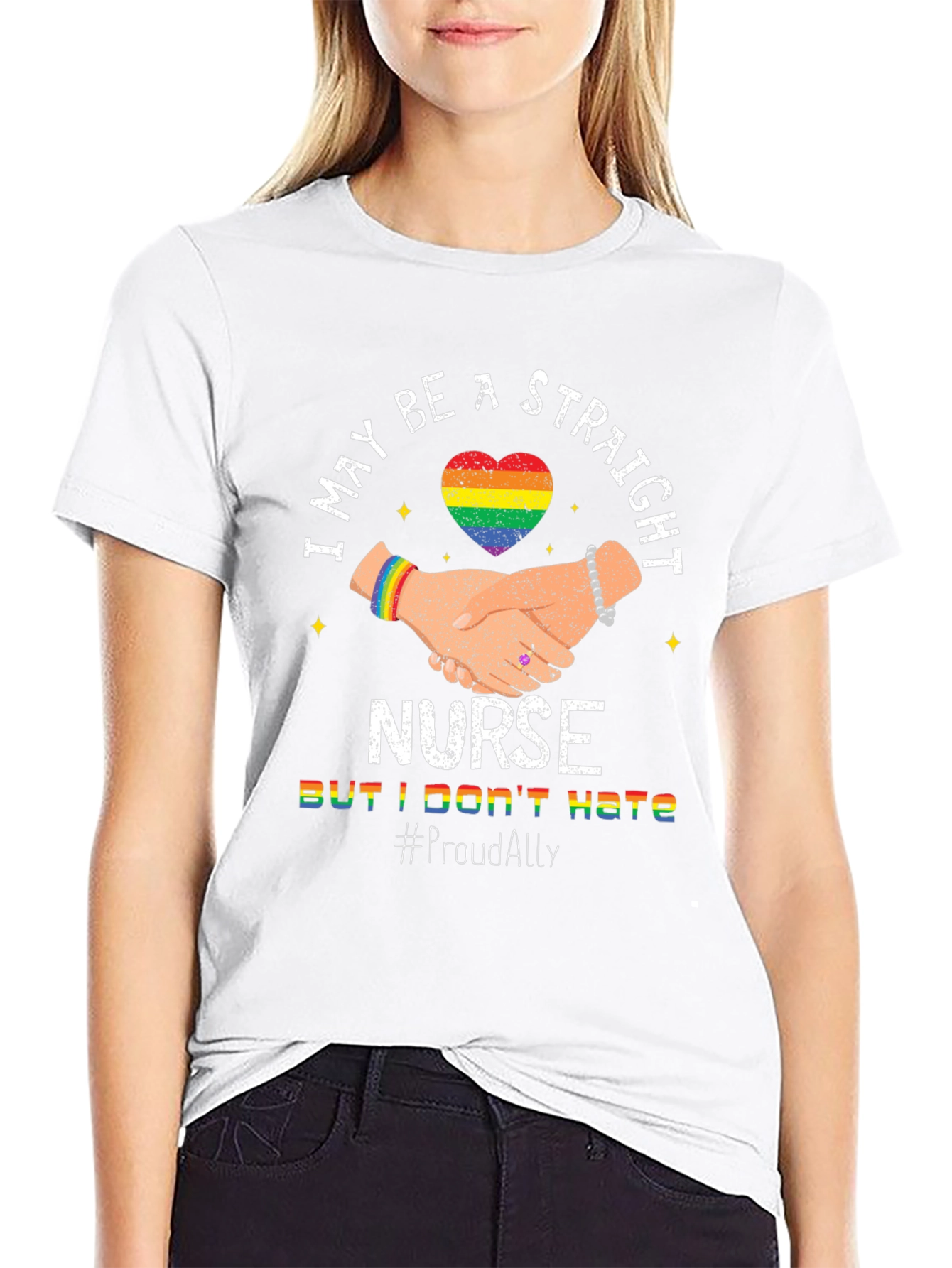Straight Nurse Pride Ally T-Shirt