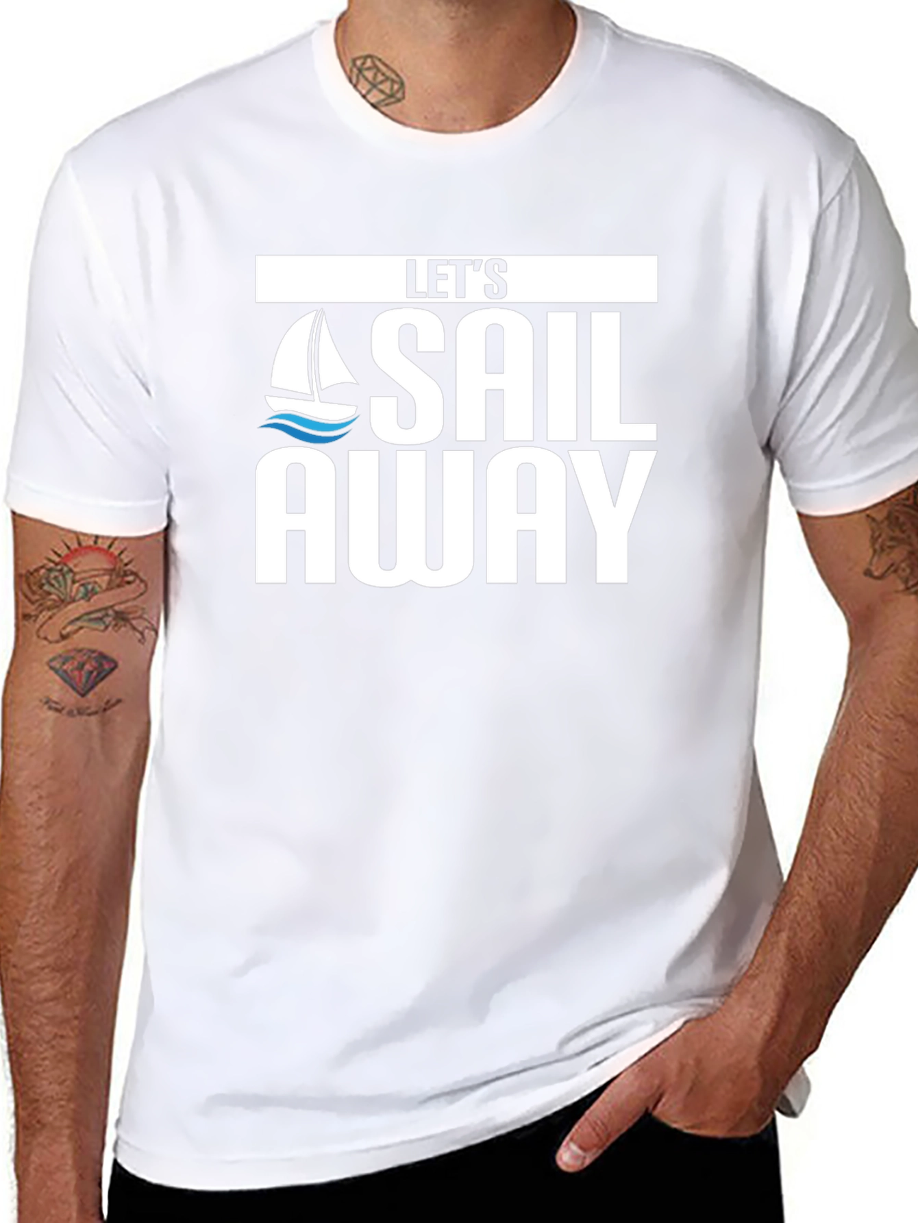 Lets Sail Away Graphic Tee