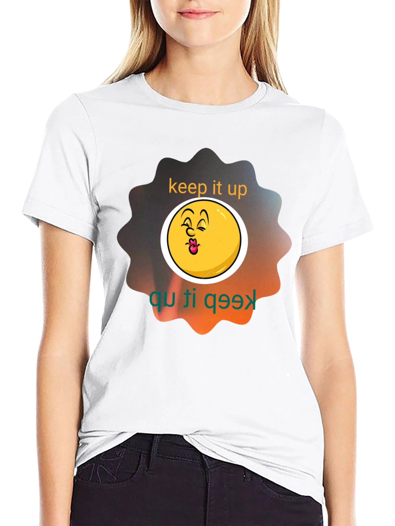 Keep It Up Graphic Tee - Black Unisex Shirt