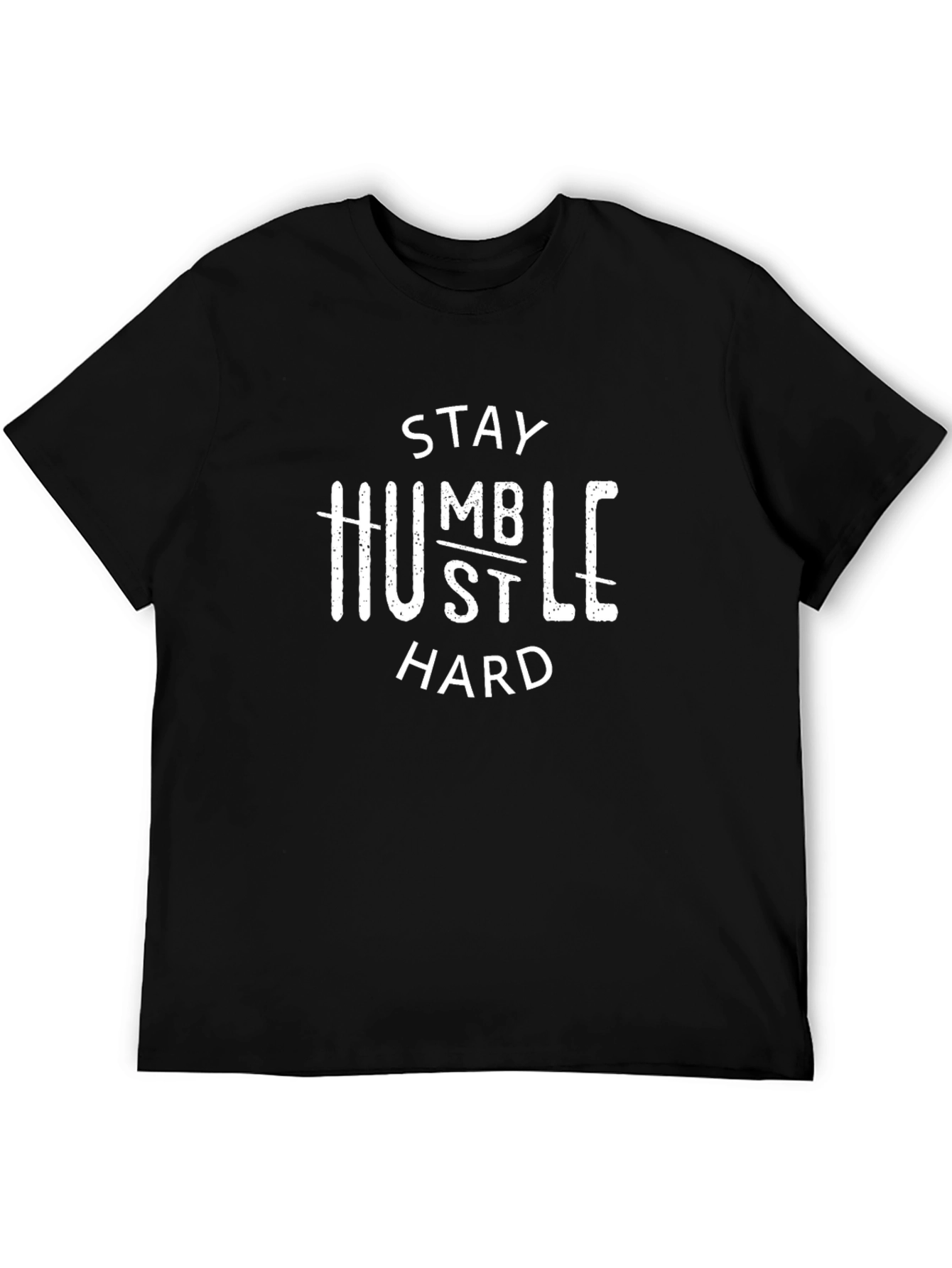 Stay Humble Hustle Hard Black T-Shirt