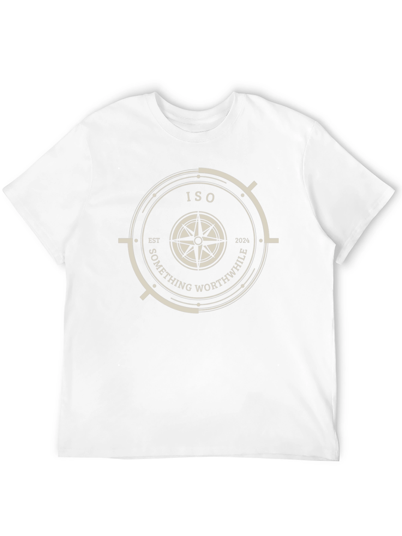 ISO Something Worthwhile Black Graphic Tee