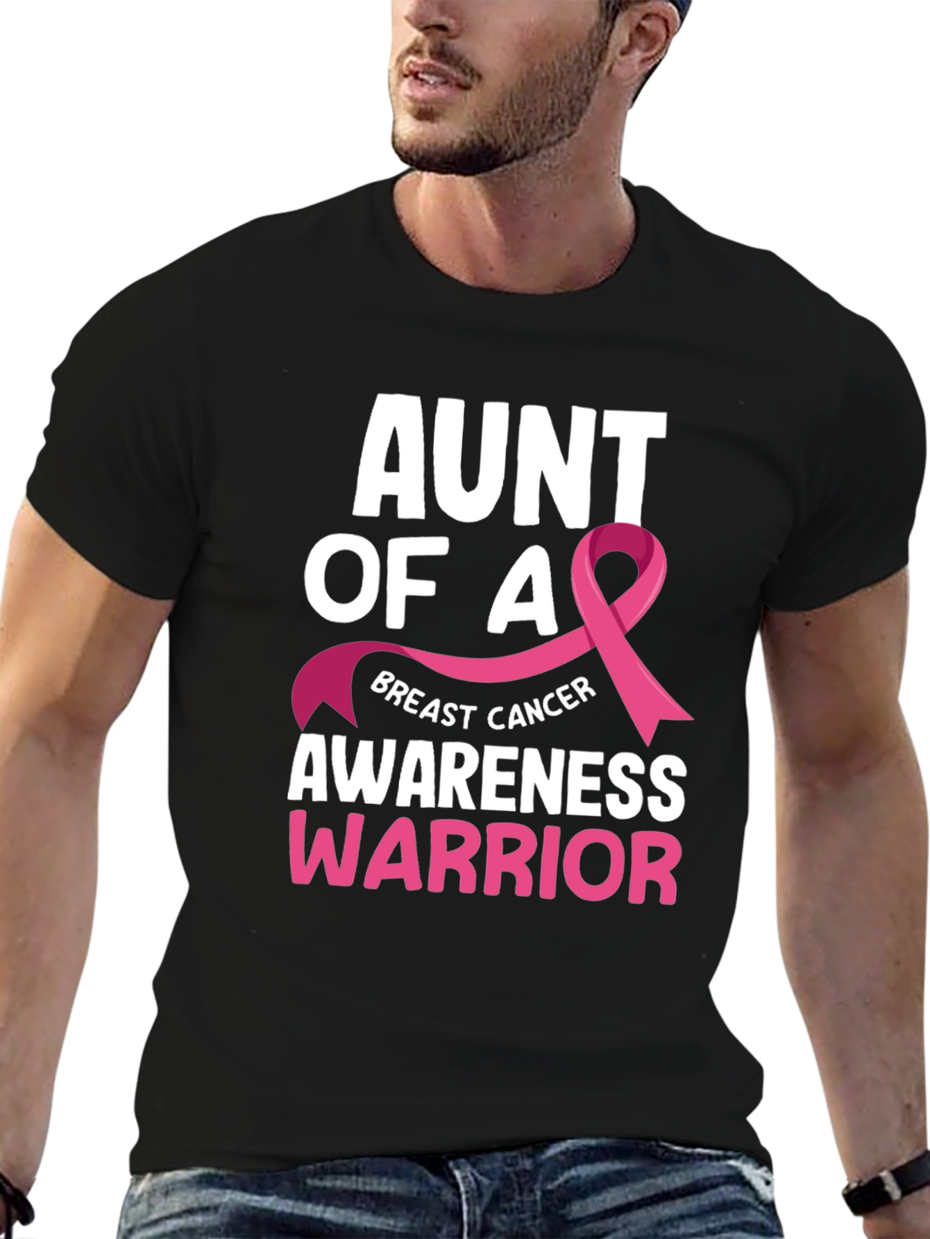 Aunt of a Breast Cancer Awareness Warrior T-Shirt