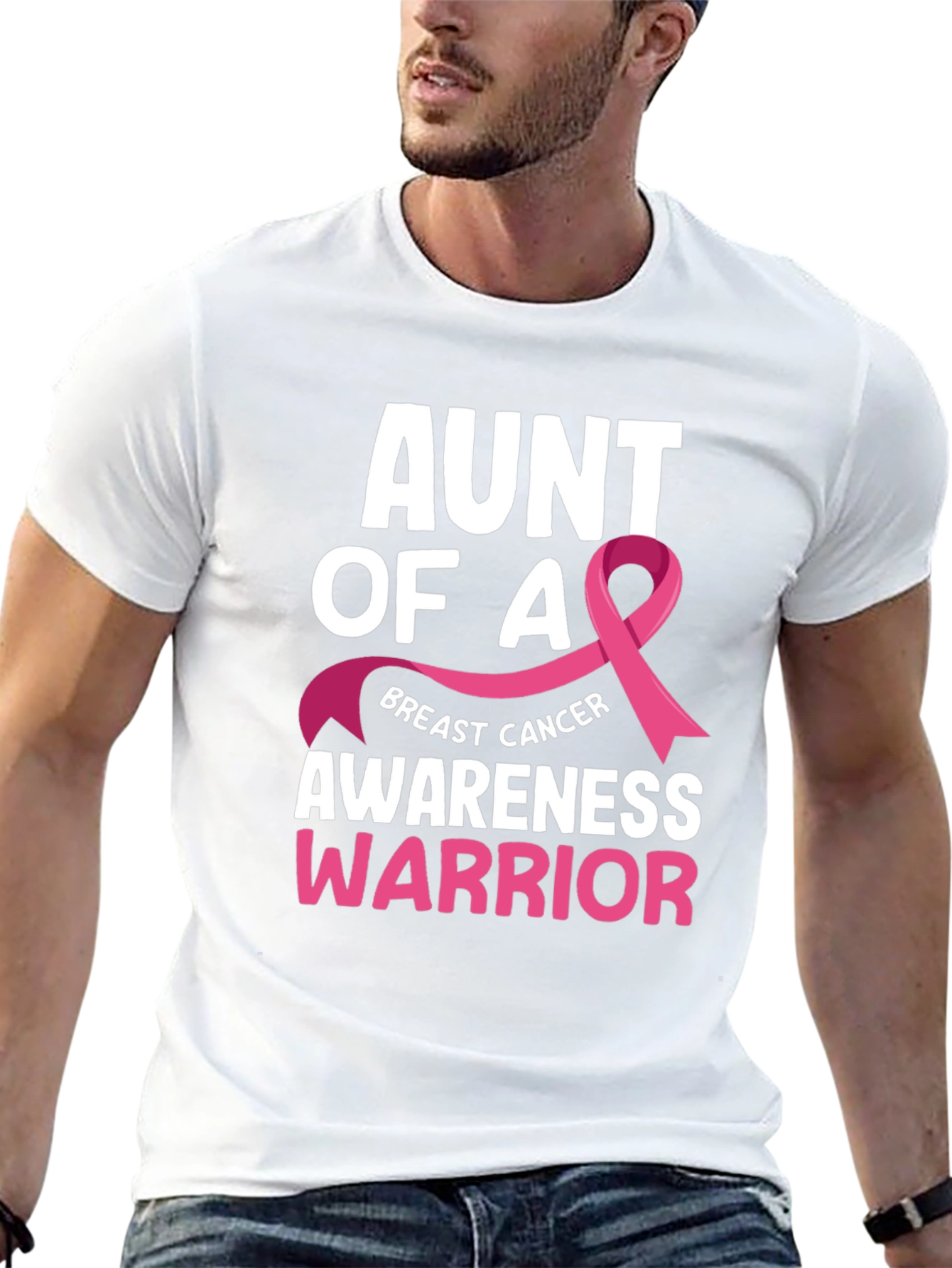 Aunt of a Breast Cancer Awareness Warrior T-Shirt