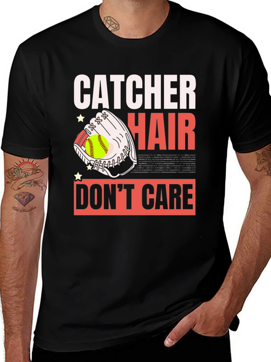 Catcher Hair Dont Care Graphic T-Shirt