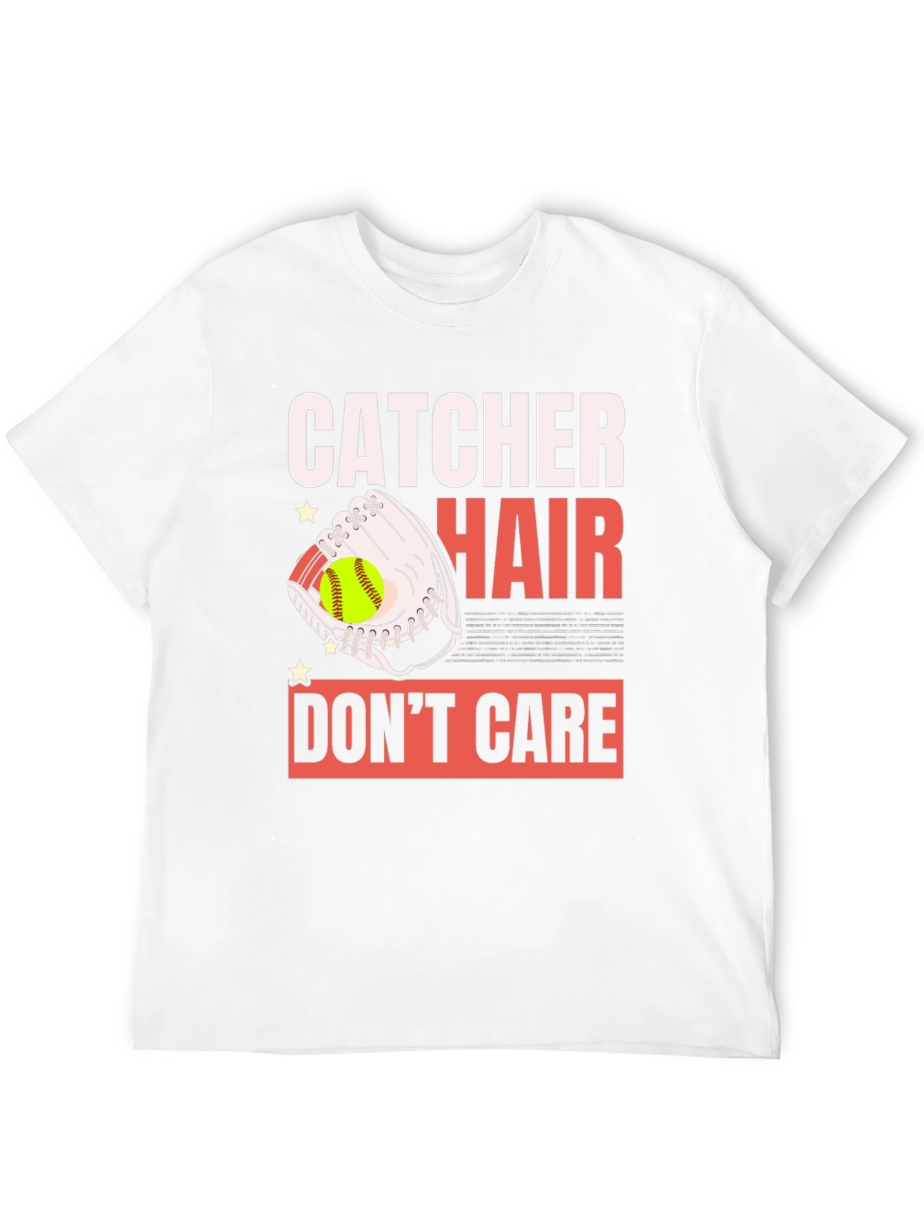 Catcher Hair Dont Care Graphic T-Shirt