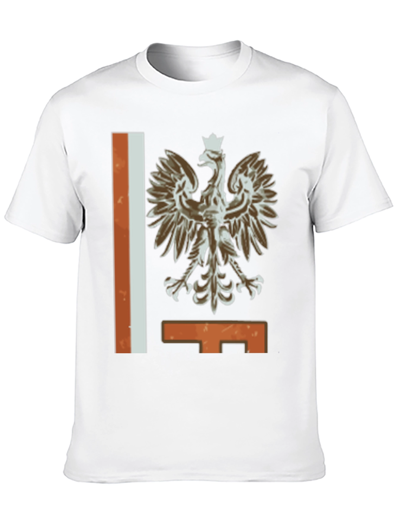 Polish Eagle Crest Graphic T-Shirt