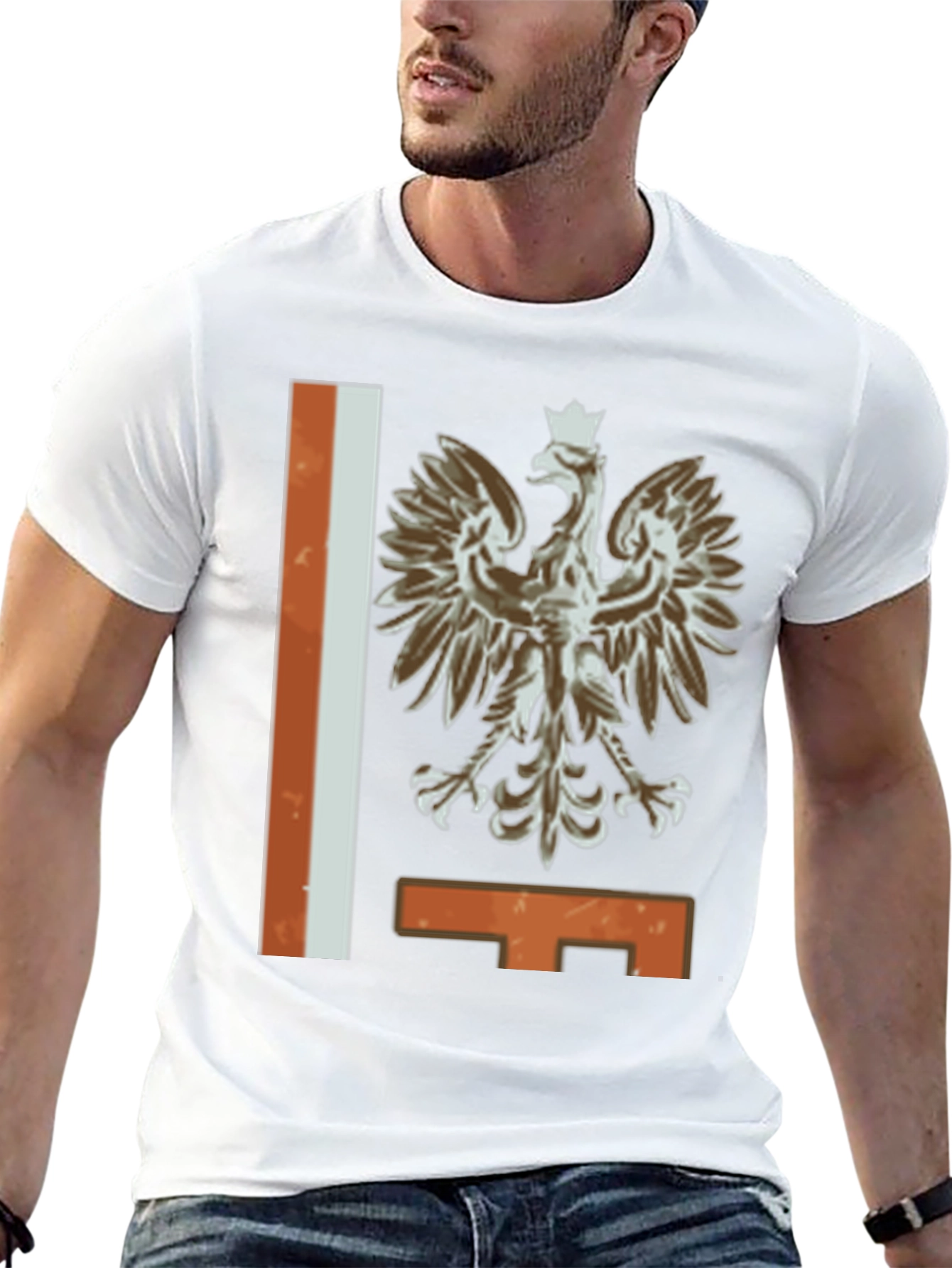 Polish Eagle Crest Graphic T-Shirt