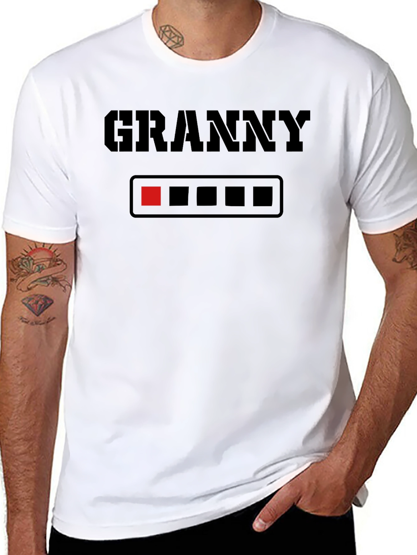 Granny Loading T-Shirt - Funny Novelty Tee