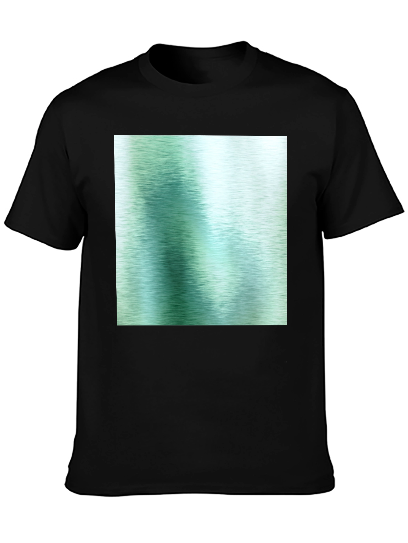 Modern Abstract Graphic T-Shirt - Black