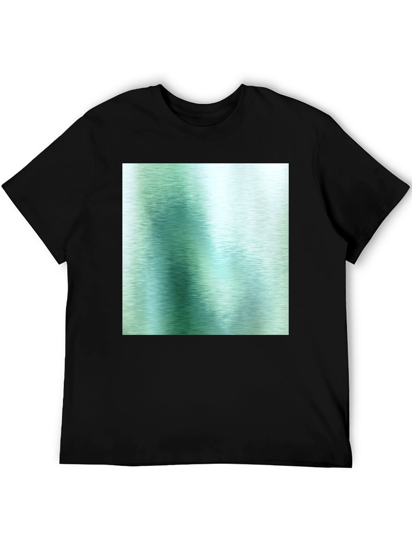 Modern Abstract Graphic T-Shirt - Black