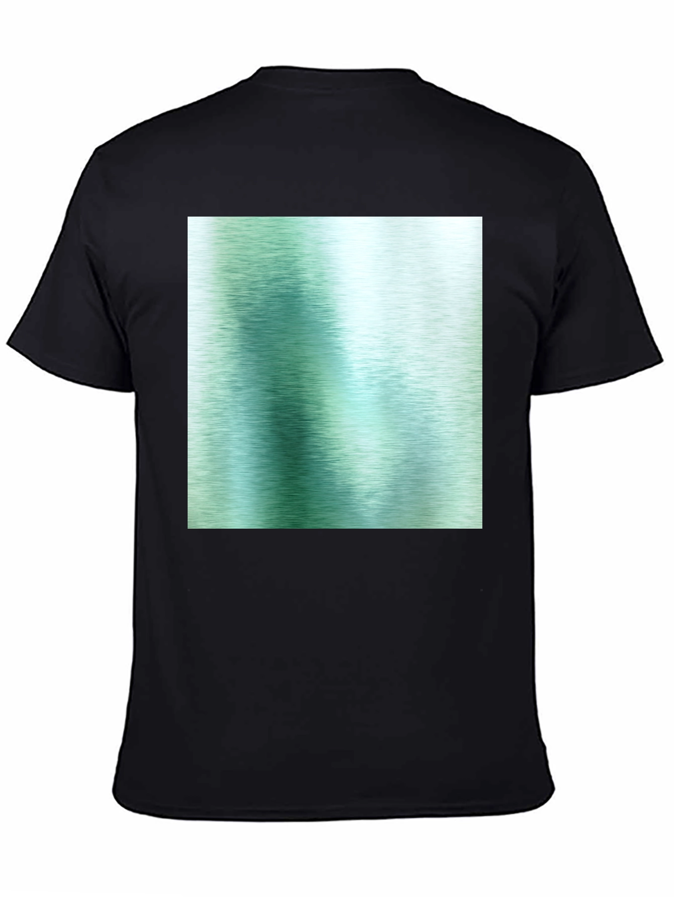 Modern Abstract Graphic T-Shirt - Black