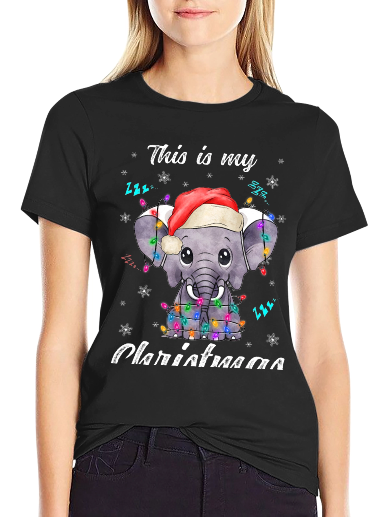 Elephant Christmas T-Shirt
