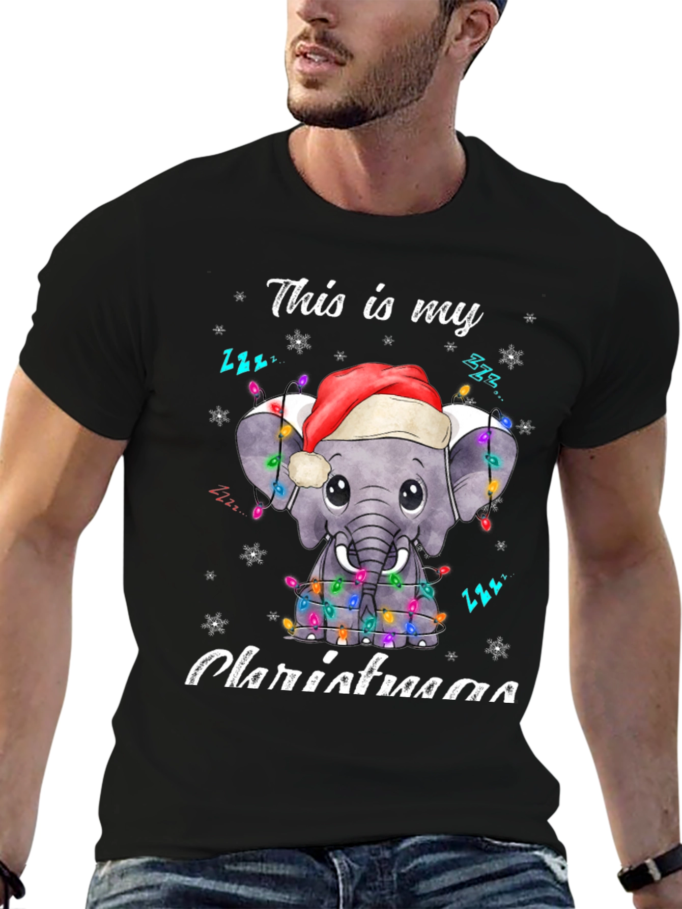 Elephant Christmas T-Shirt