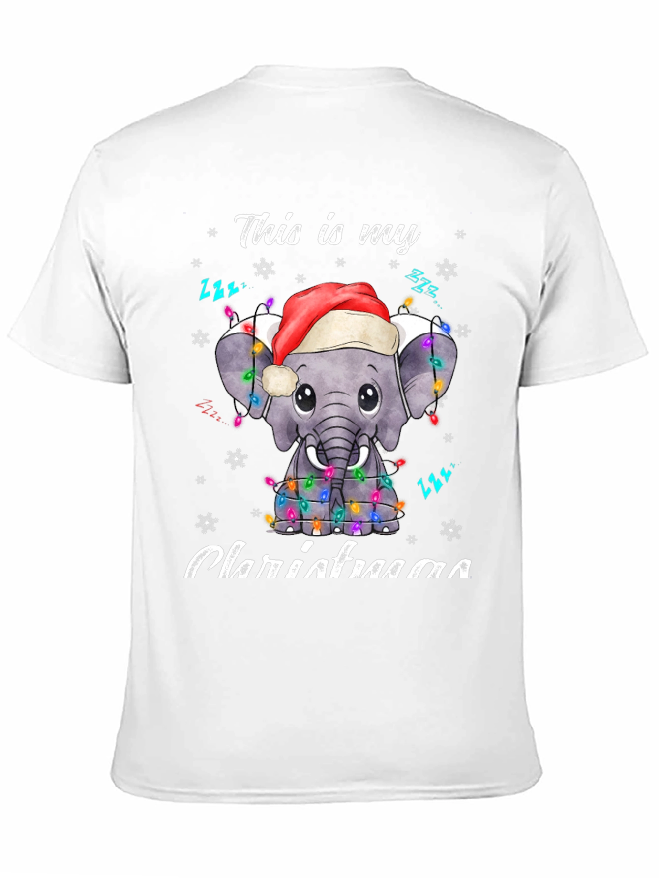 Elephant Christmas T-Shirt