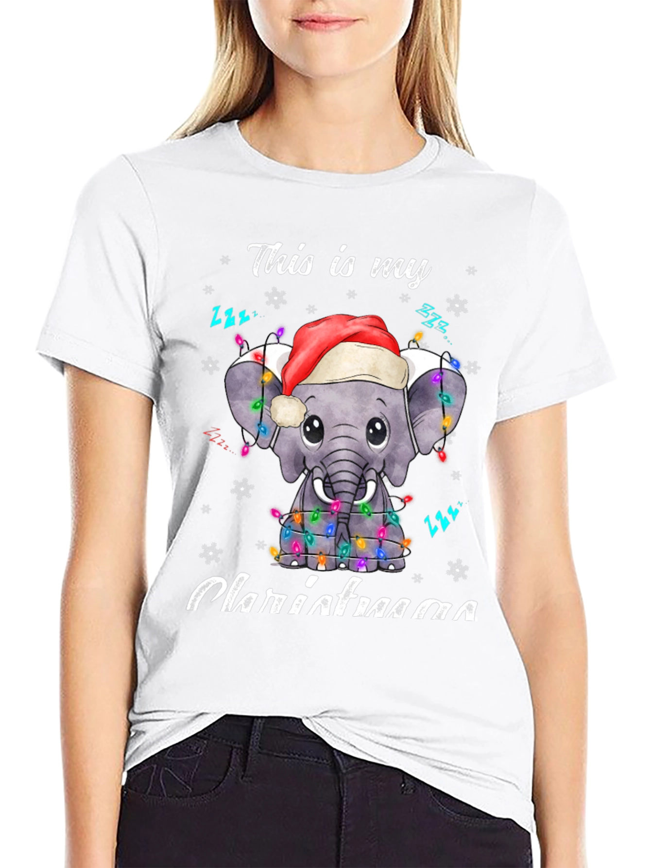 Elephant Christmas T-Shirt