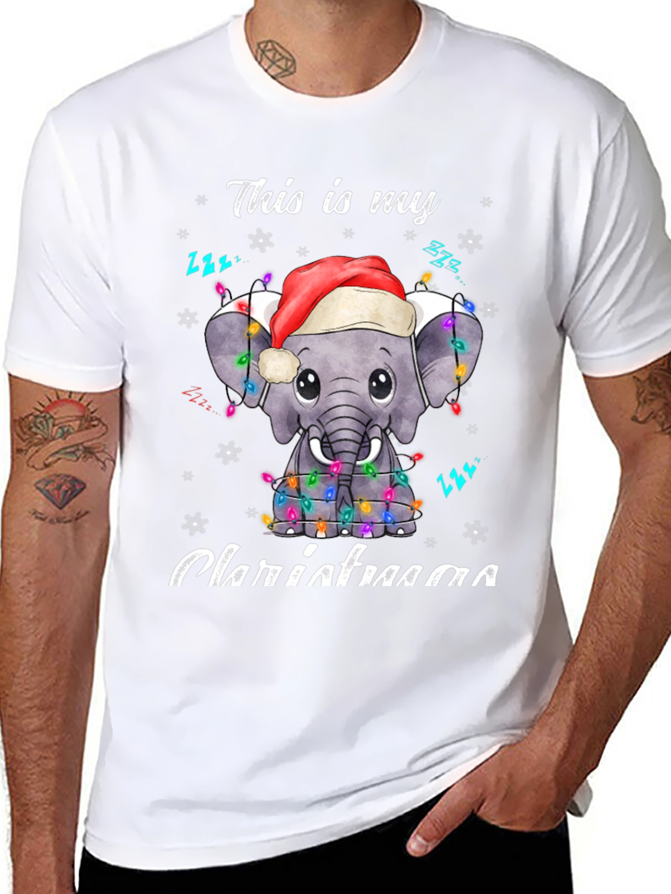 Elephant Christmas T-Shirt