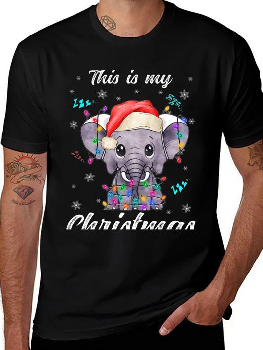 Elephant Christmas T-Shirt