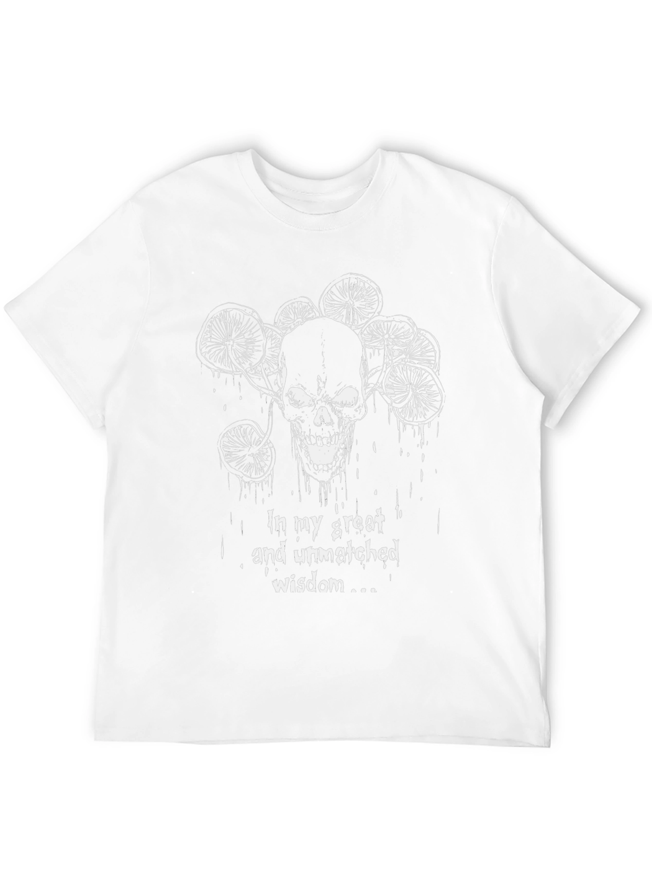Skull & Mushroom Graphic Tee - Unmatched Wisdom T-Shirt