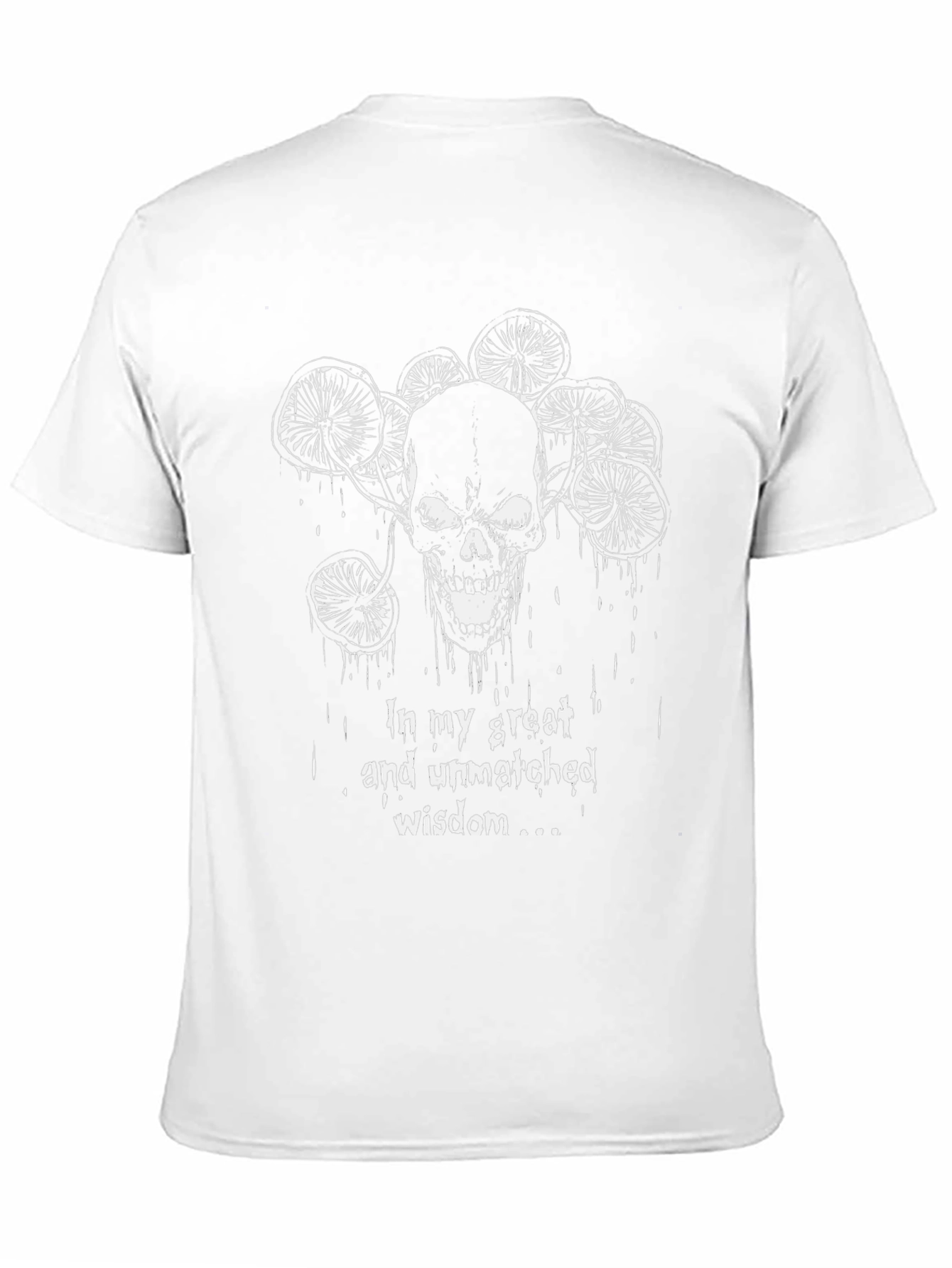 Skull & Mushroom Graphic Tee - Unmatched Wisdom T-Shirt