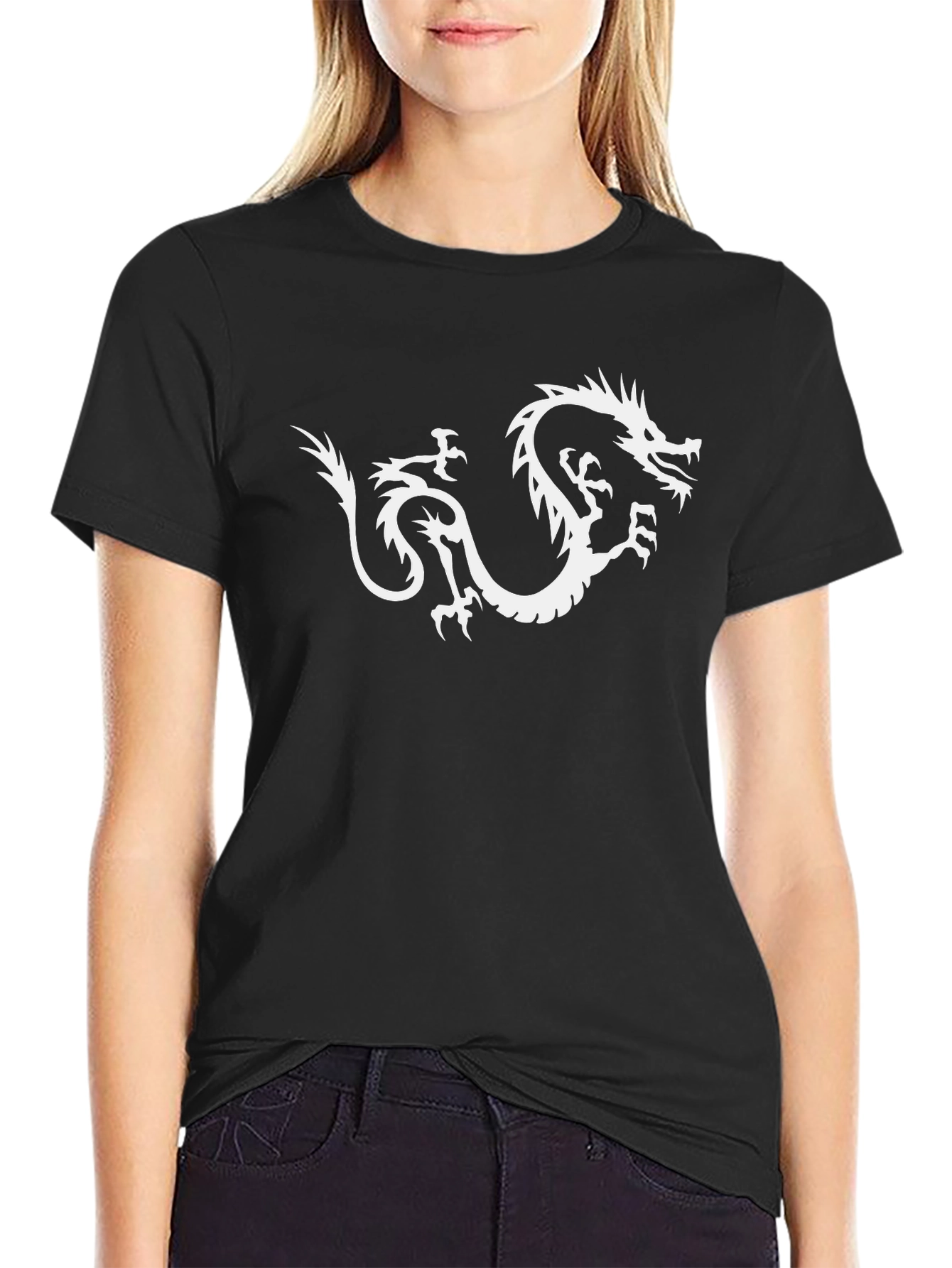 Dragon Graphic Tee - Cool and Stylish Black T-Shirt