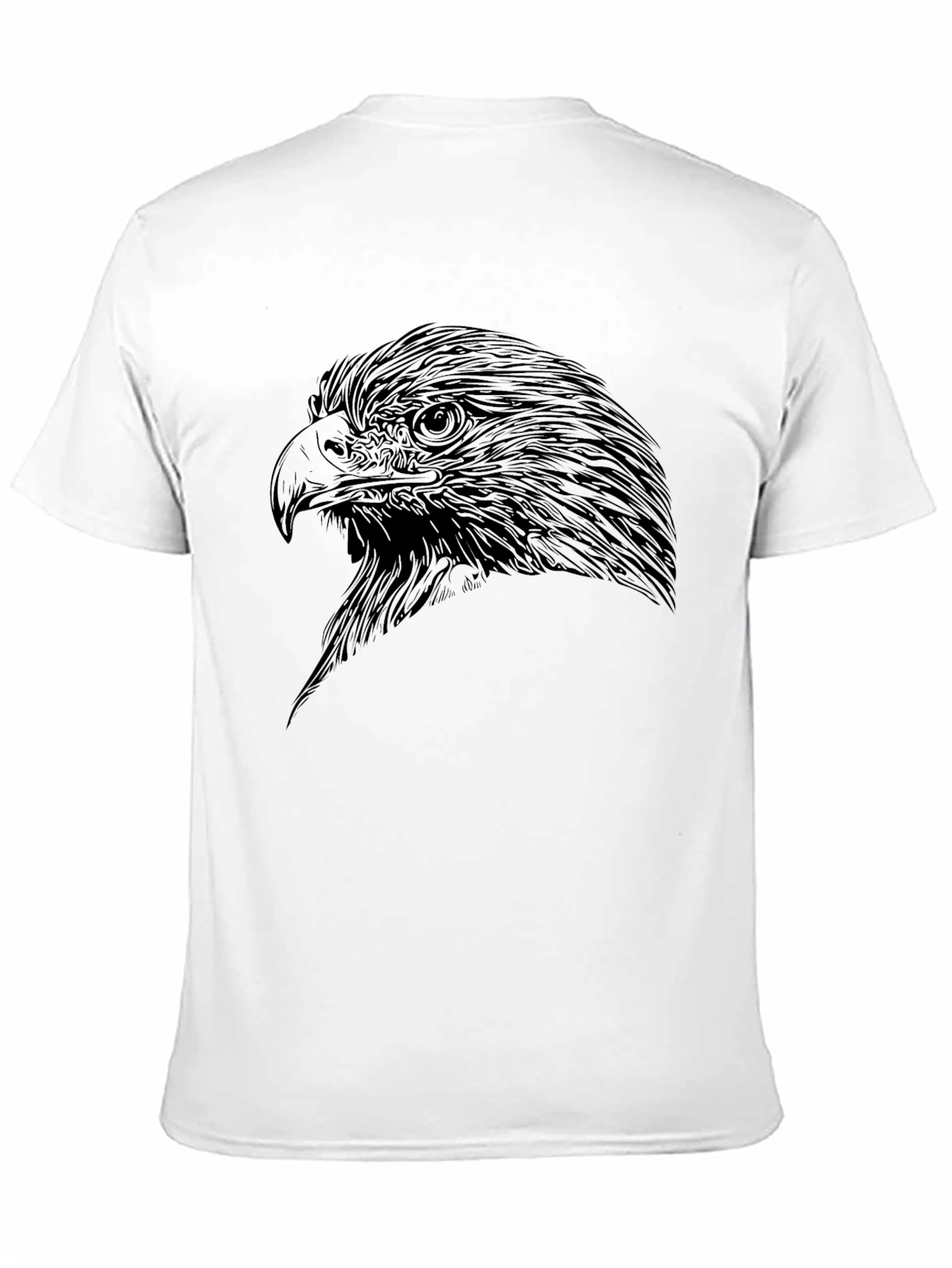 Black Eagle Graphic Tee - Mens Fashion