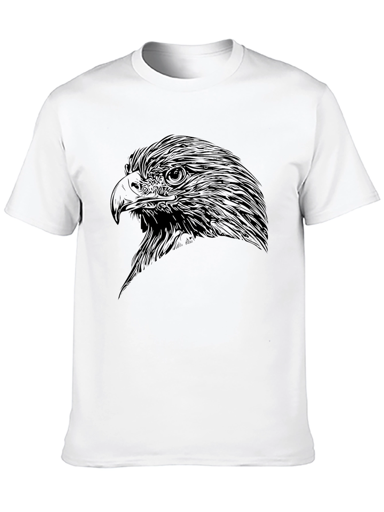 Black Eagle Graphic Tee - Mens Fashion