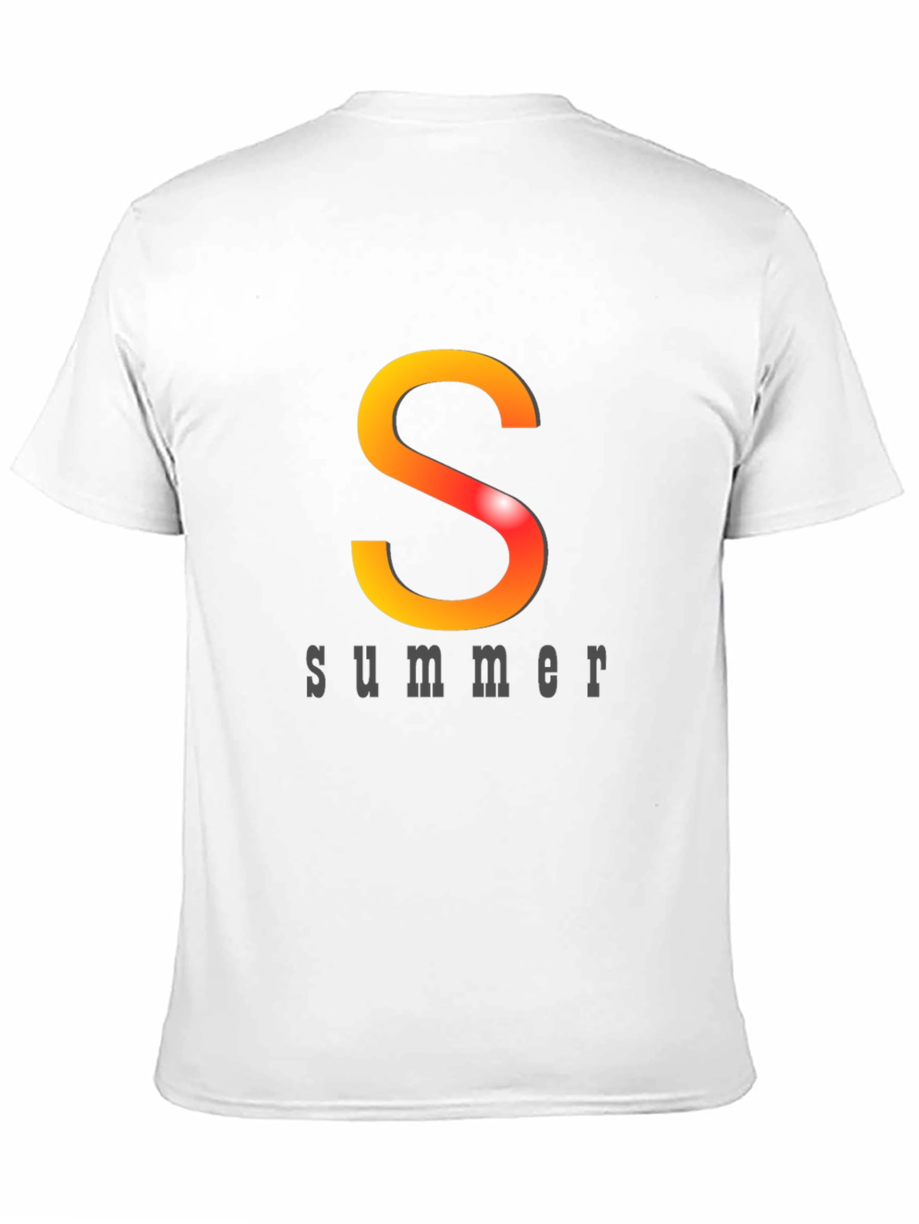 Summer Vibes Graphic Tee - Black Cotton T-Shirt