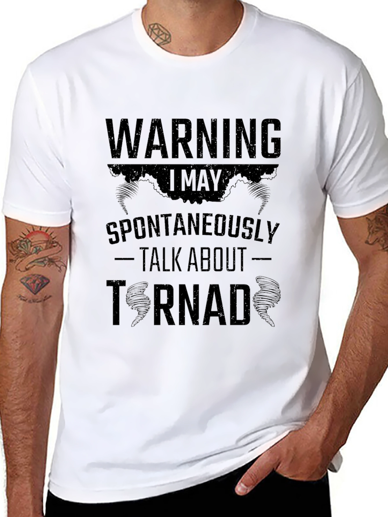 Warning: I May Spontaneously Talk About Tornadoes T-Shirt