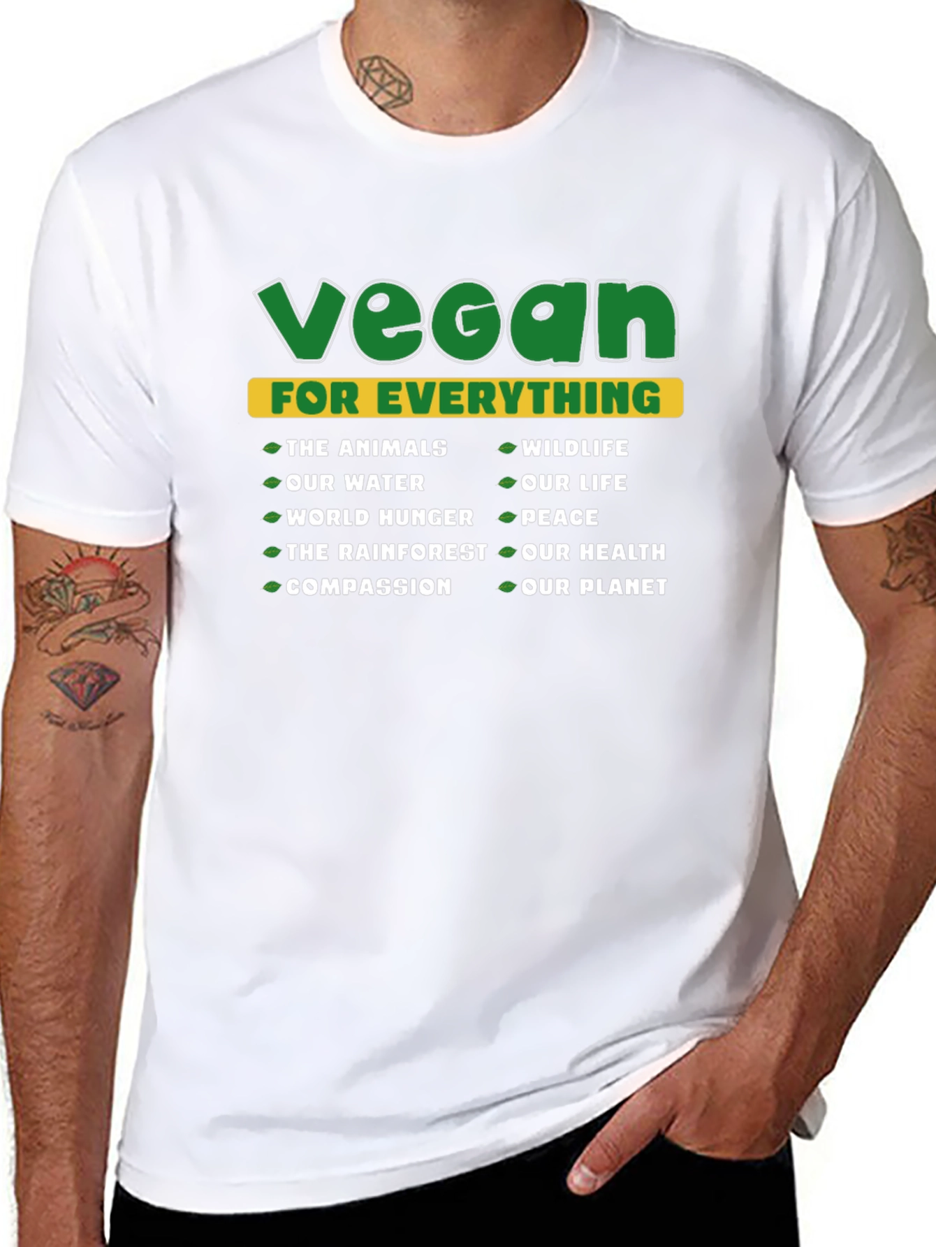Vegan For Everything Graphic T-Shirt