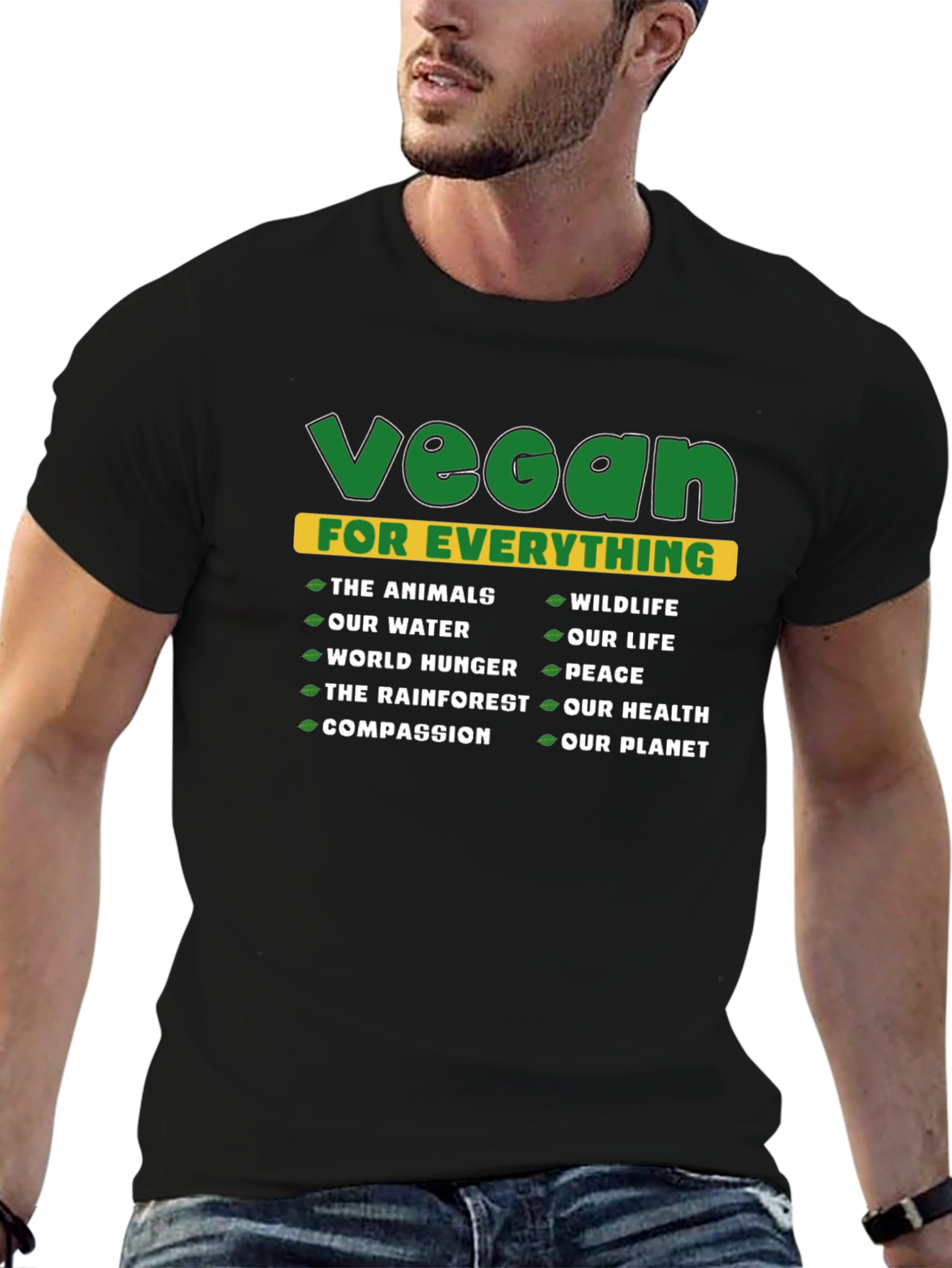 Vegan For Everything Graphic T-Shirt