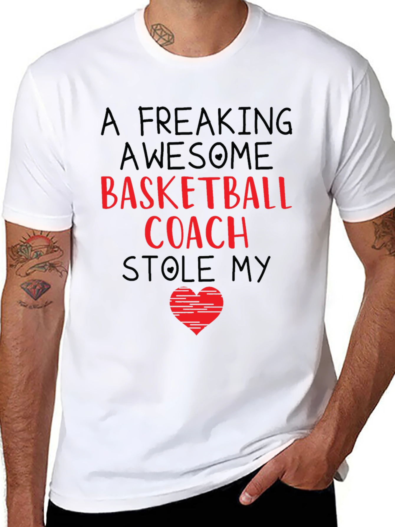 Awesome Basketball Coach Graphic Tee