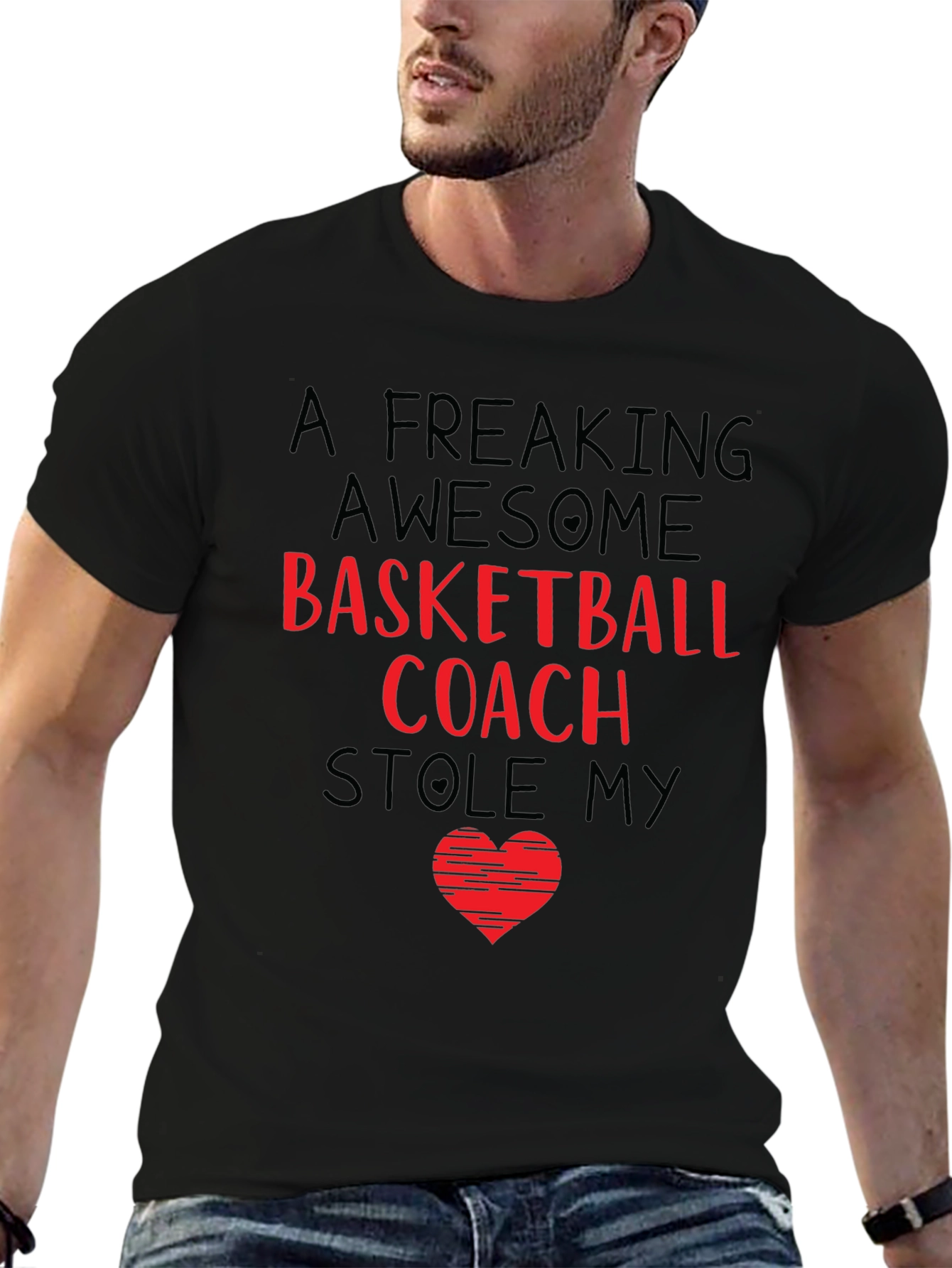 Awesome Basketball Coach Graphic Tee