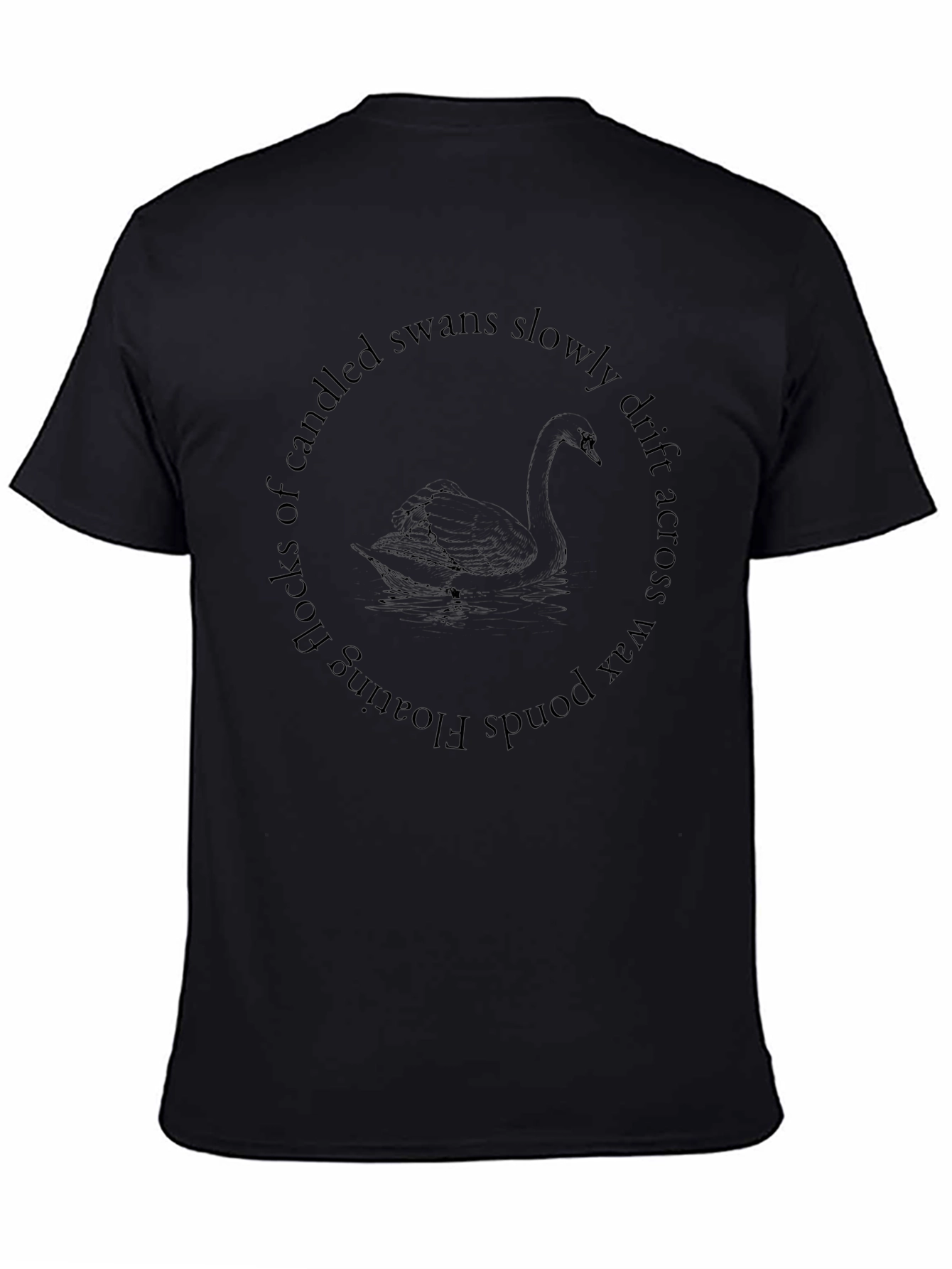 Swan Pond Tee - Poetic Graphic T-Shirt