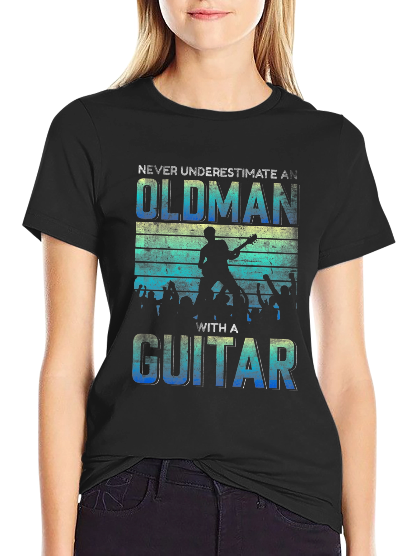 Never Underestimate an Old Man T-Shirt