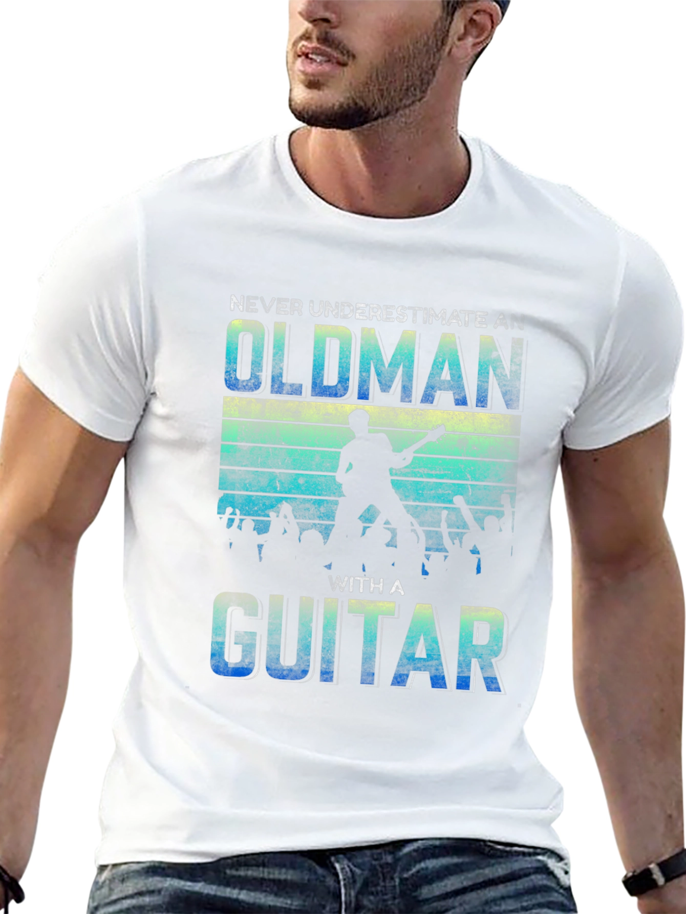 Never Underestimate an Old Man T-Shirt